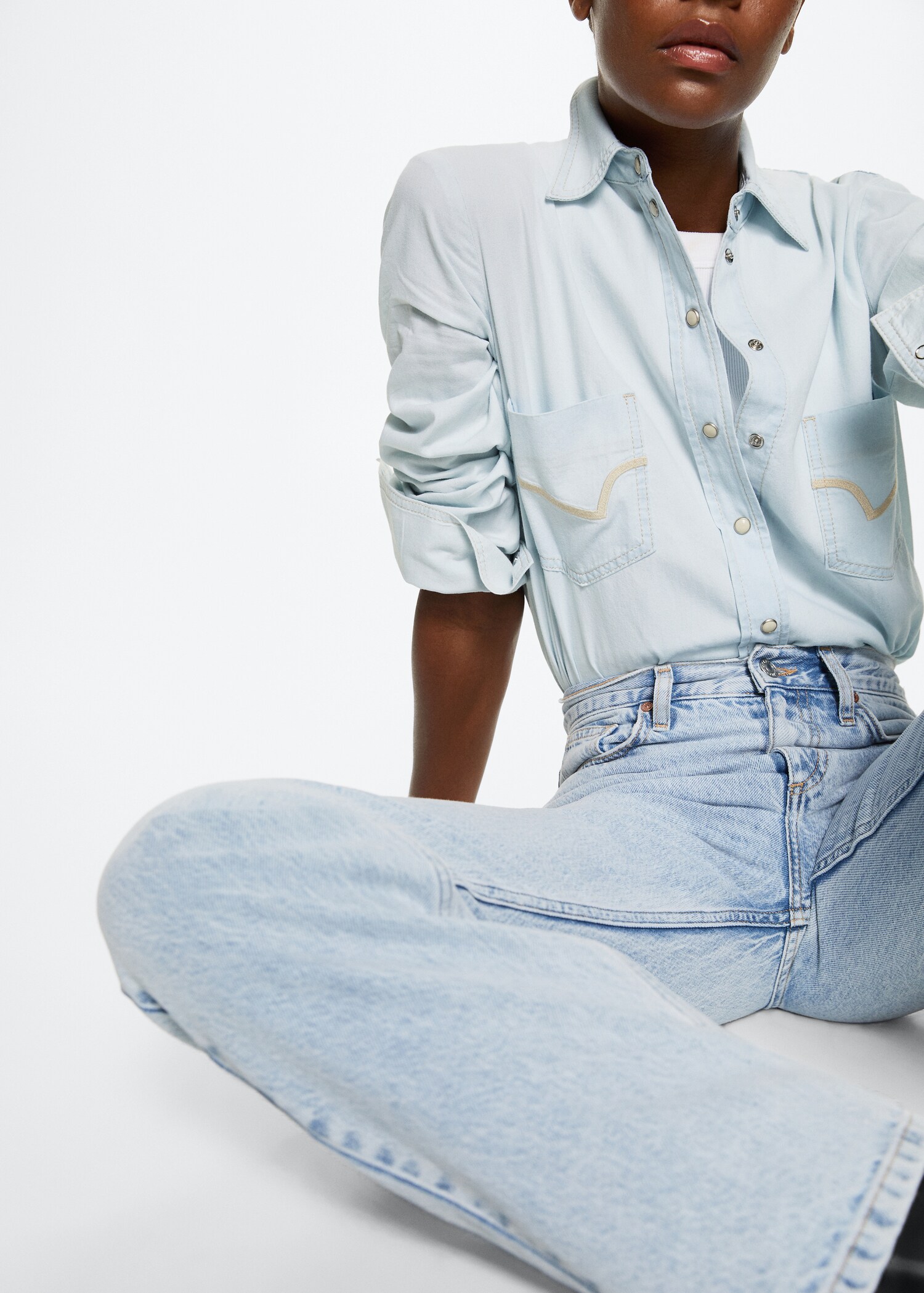 Chemise denim coton - Détail de l'article 2
