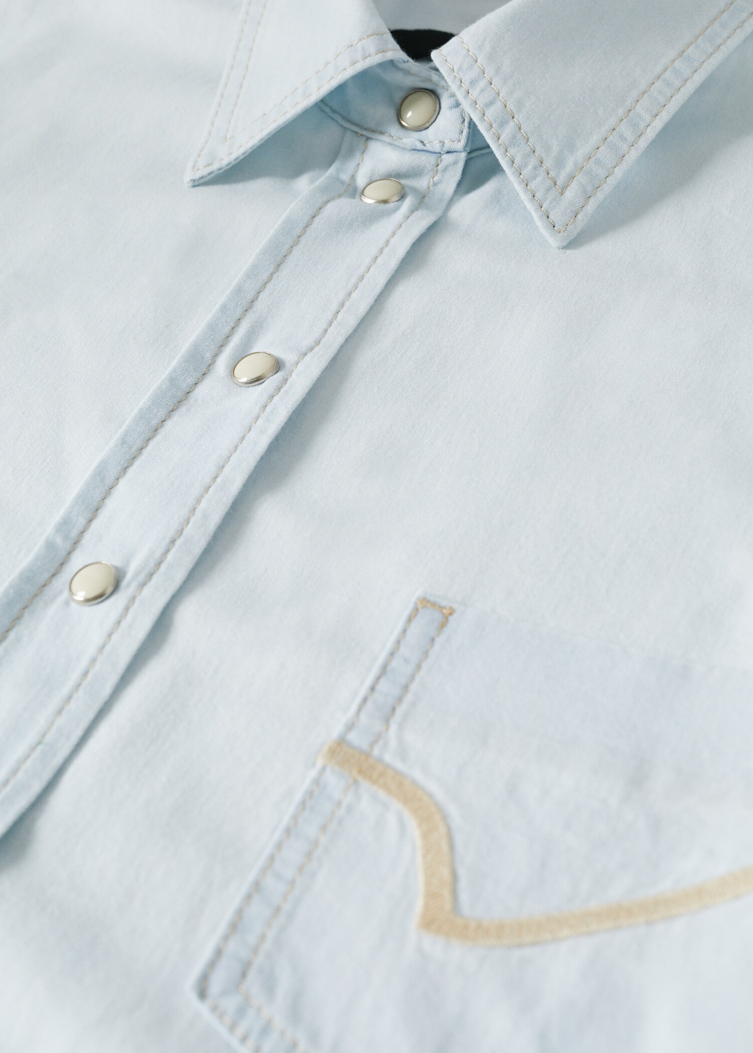 Chemise denim coton - Détail de l'article 8