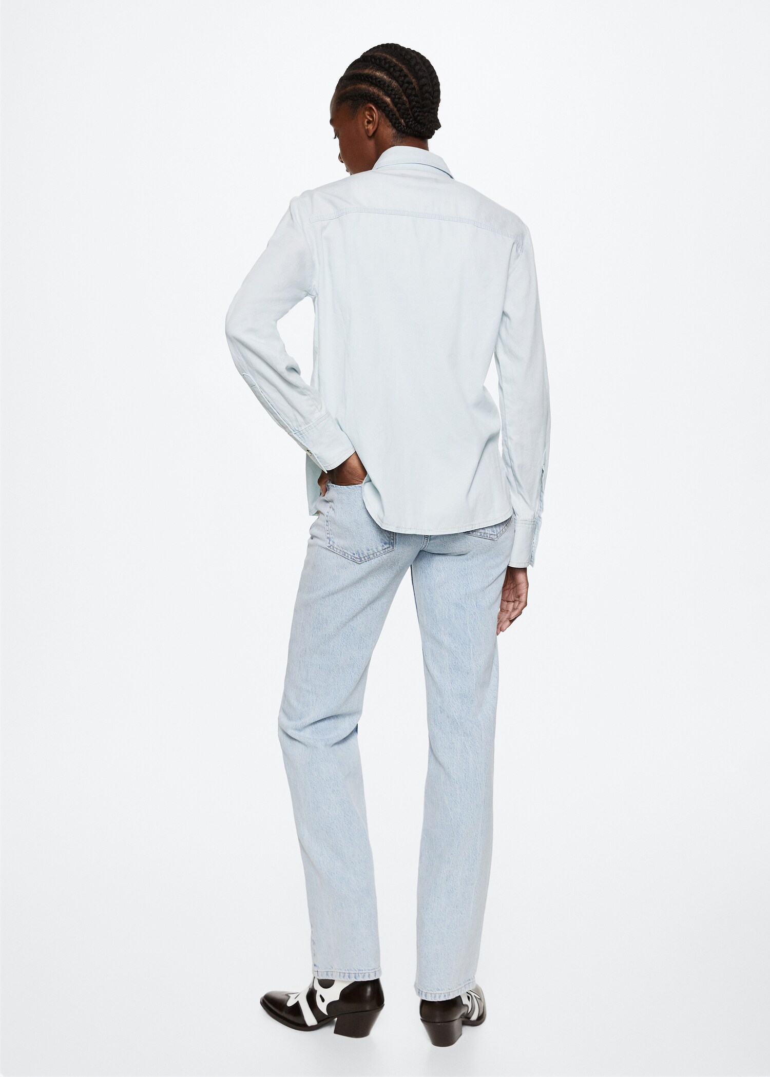 Chemise denim coton - Verso de l’article