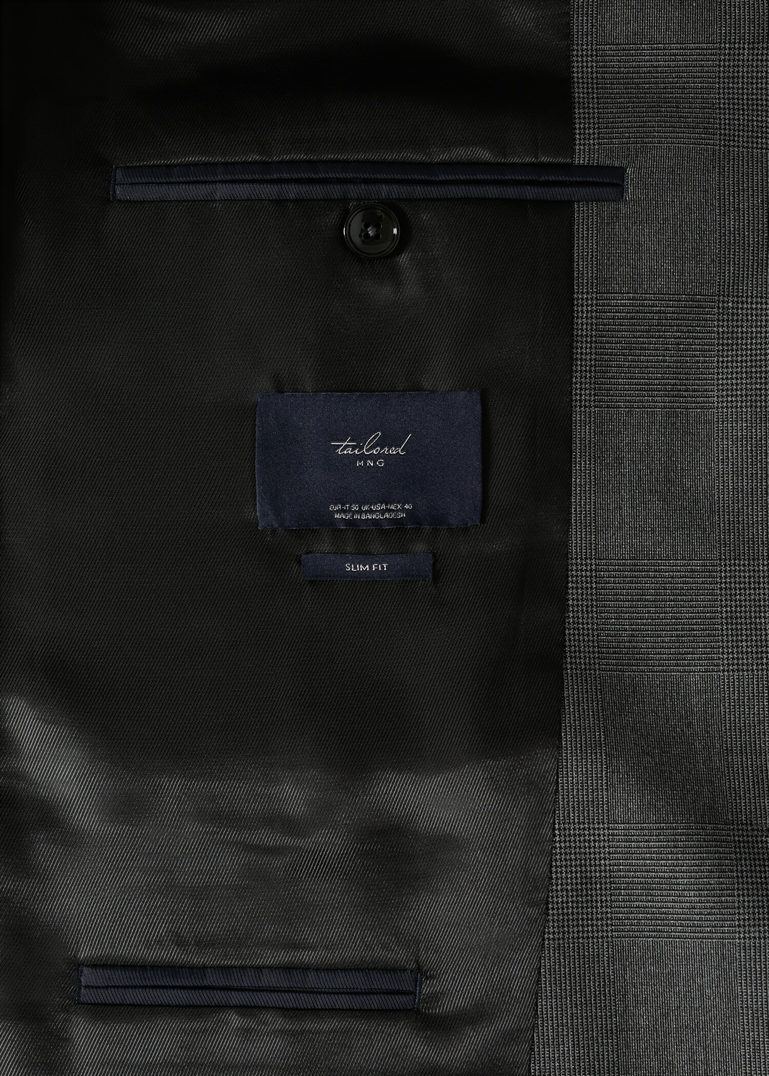 Oblekové sako slim fit s kostkou - Detail zboží 0
