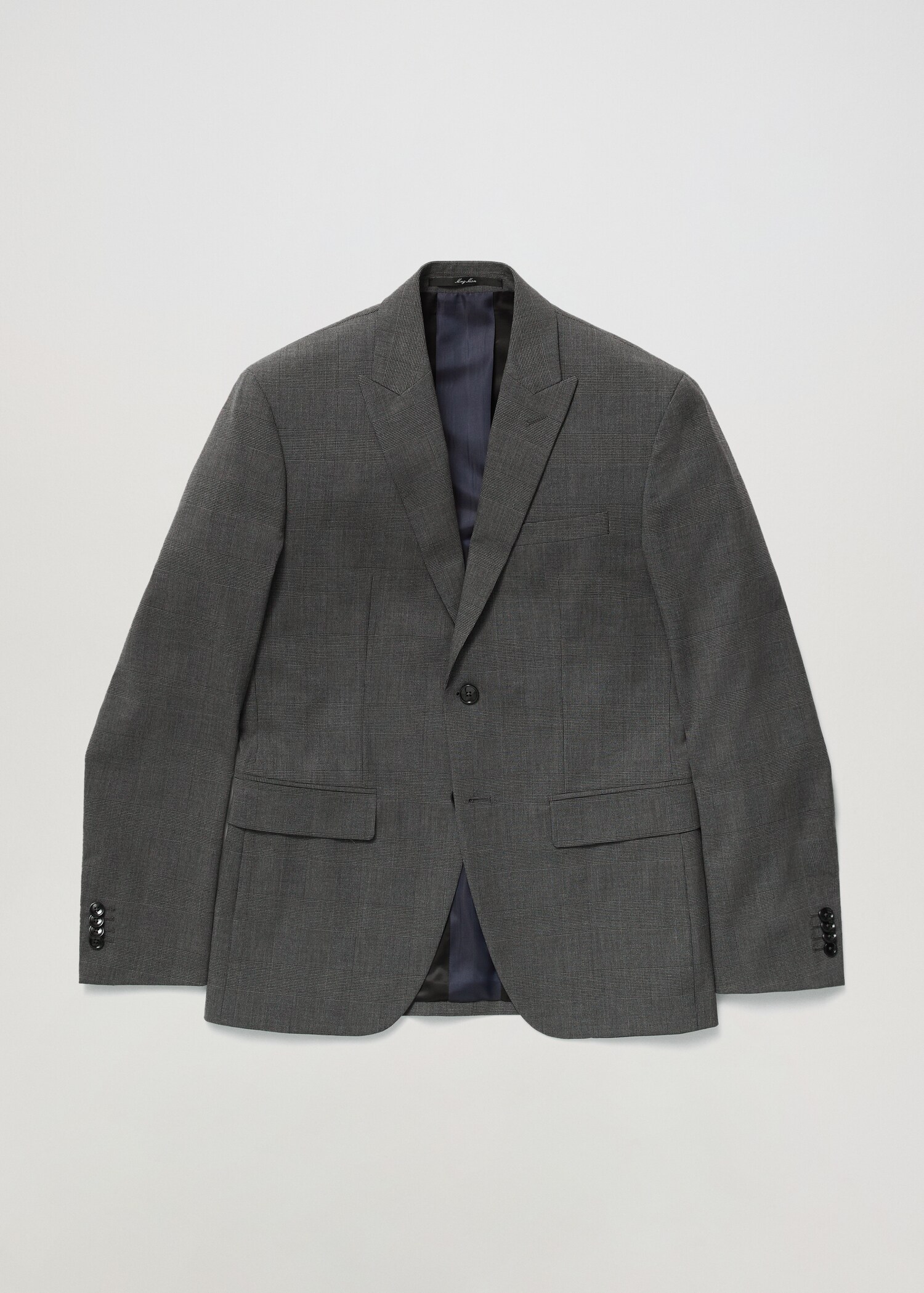 Oblekové sako slim fit s kostkou - Detail zboží 3