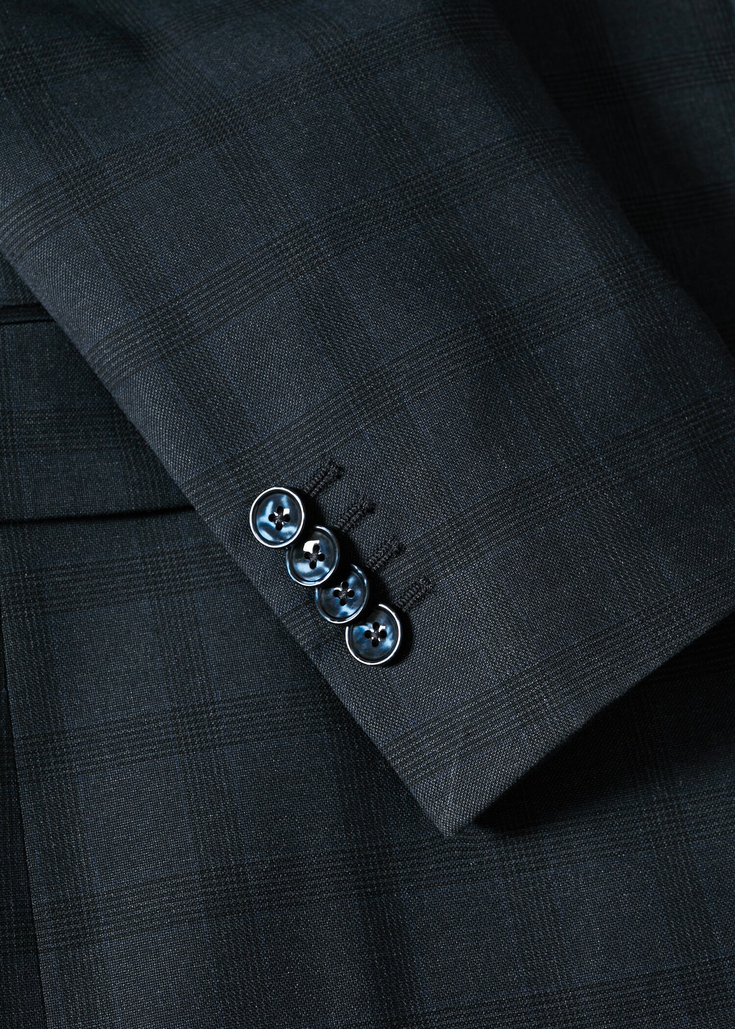 Americana vestir slim fit quadres - Detall de l'article 7
