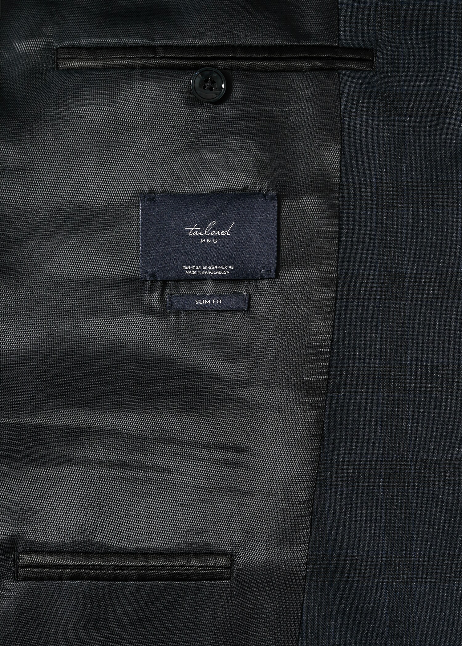 Americana vestir slim fit quadres - Detall de l'article 8
