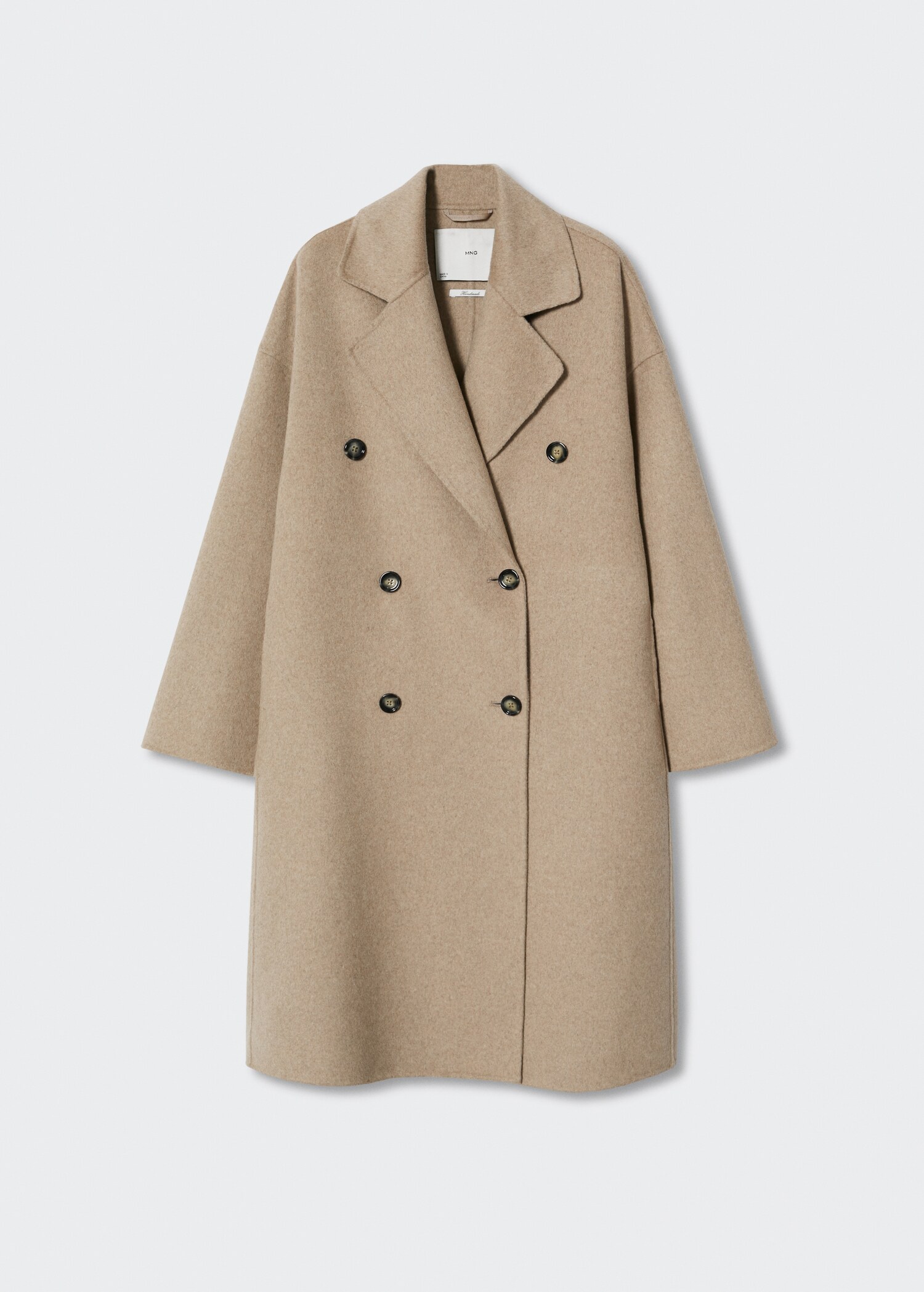Handmade oversized wool coat - Article without model