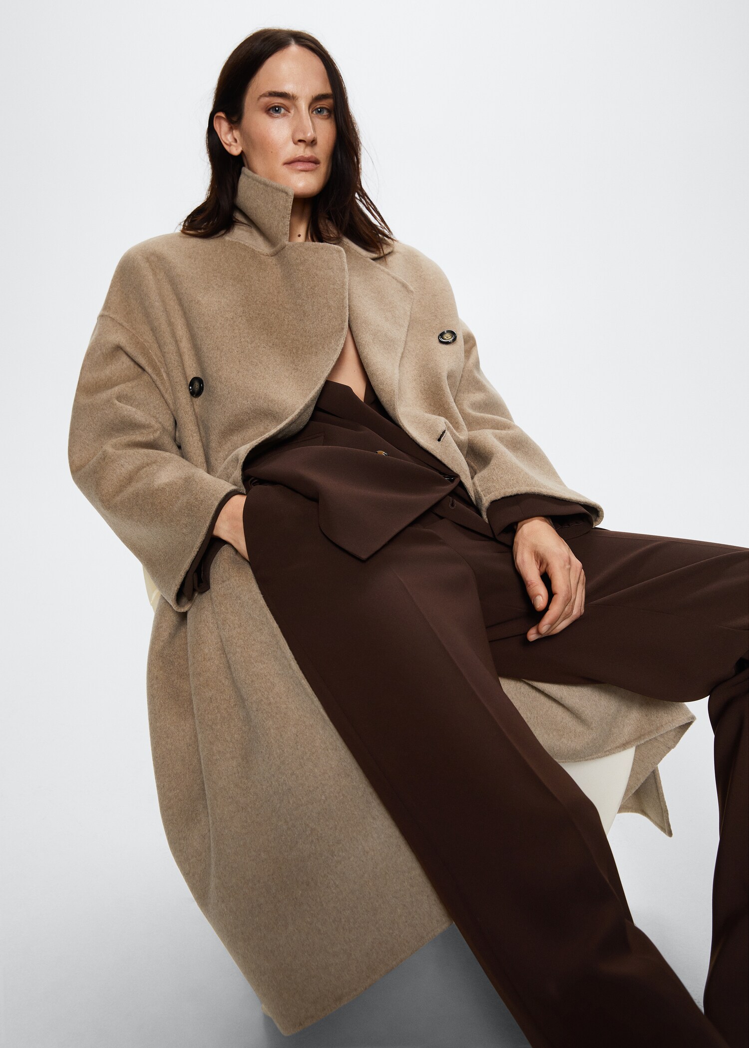 Handmade oversized wool coat - Details of the article 2