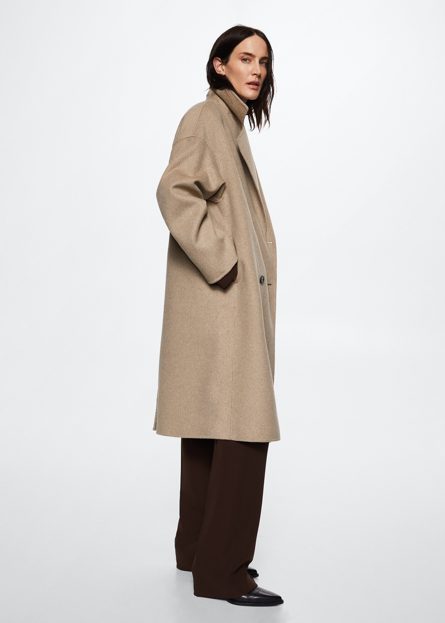 Handmade oversized wool coat - Details of the article 3