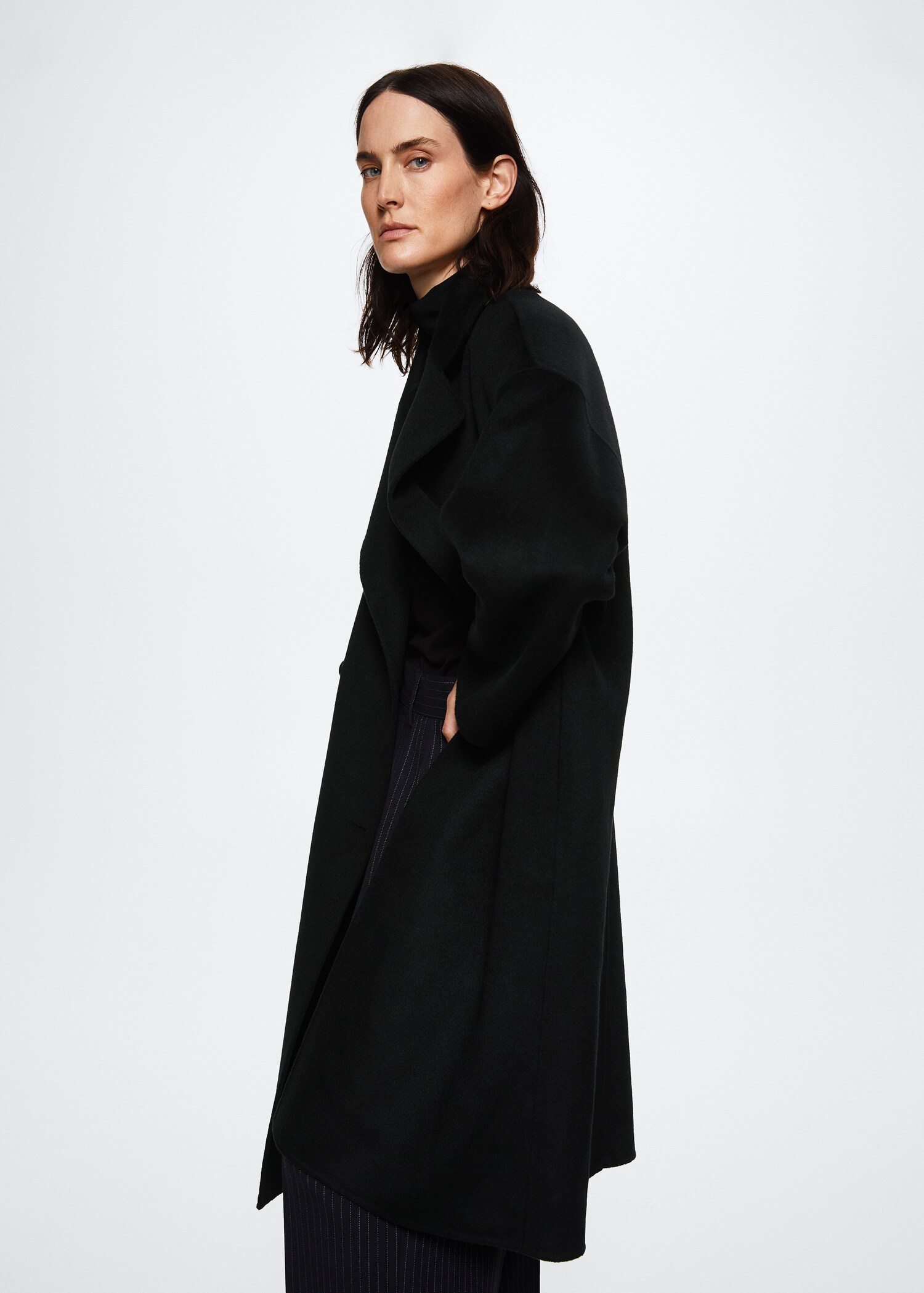 Handmade oversized wool coat - Details of the article 3