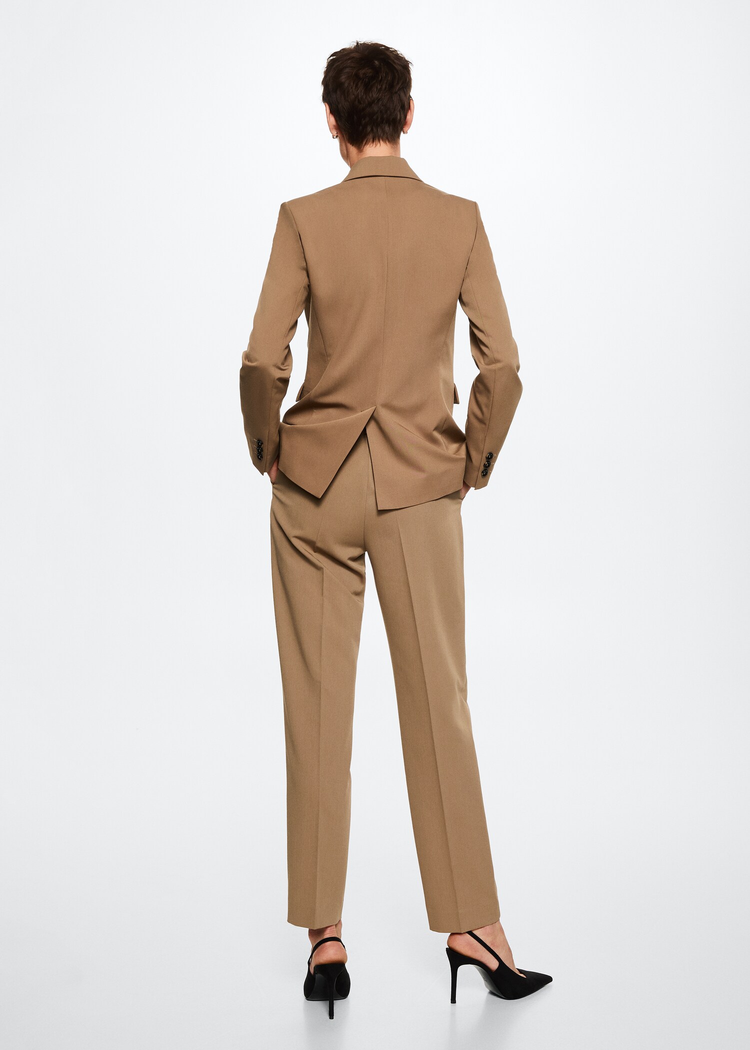 Pantalón traje pinzas - Reverso del artículo
