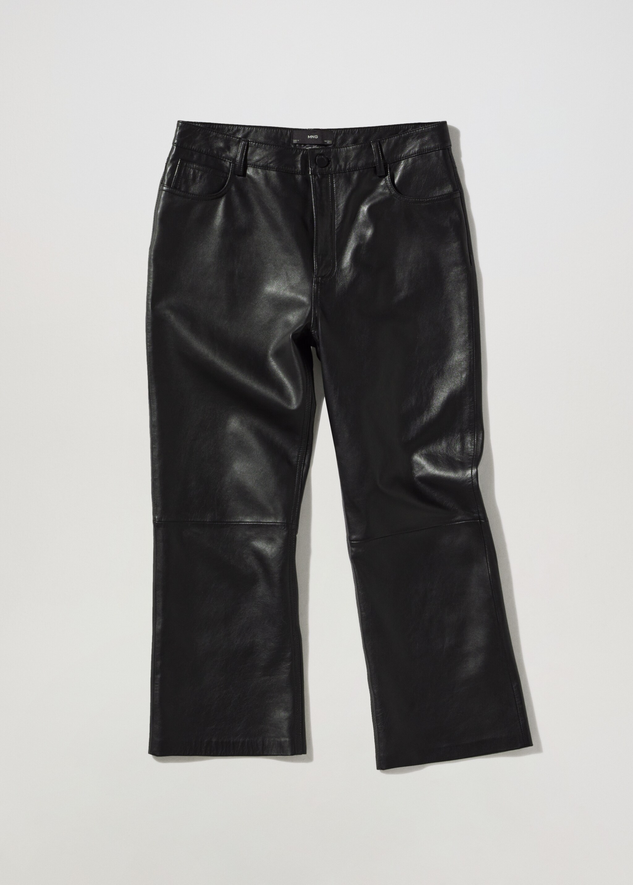 Leather crop trousers - Article without model