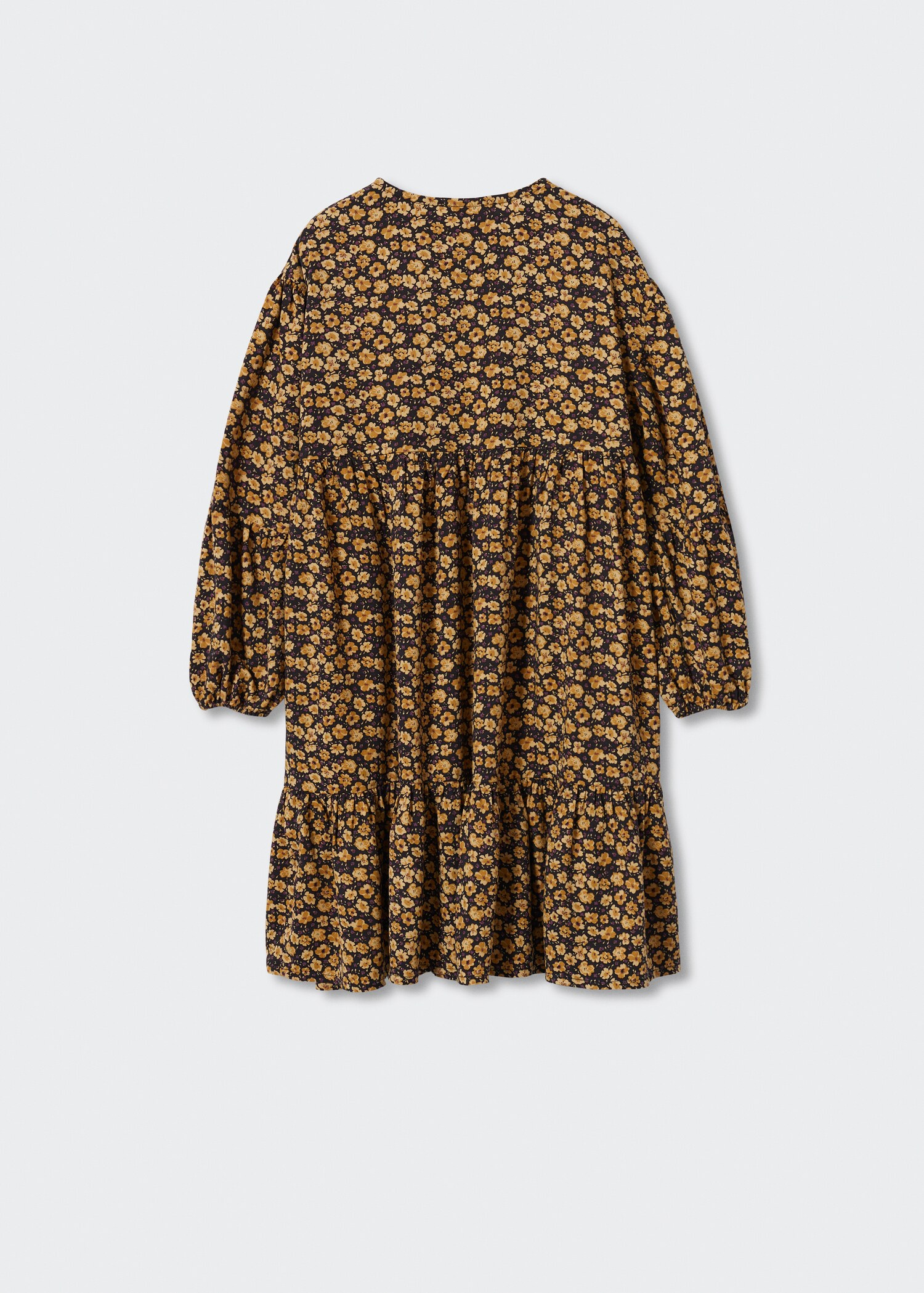 Vestit estampat floral - Revers de l'article
