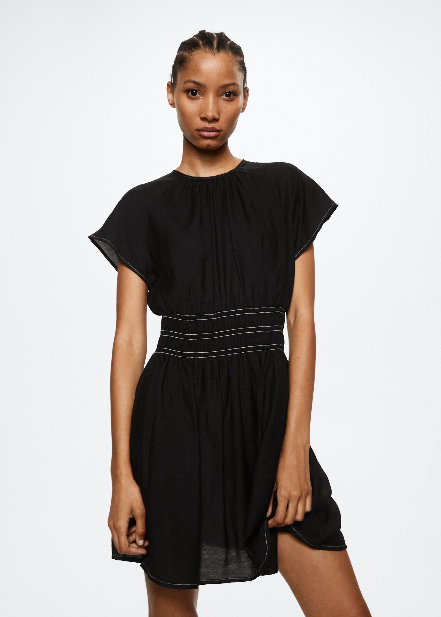 Waist detail dress - Medium plane