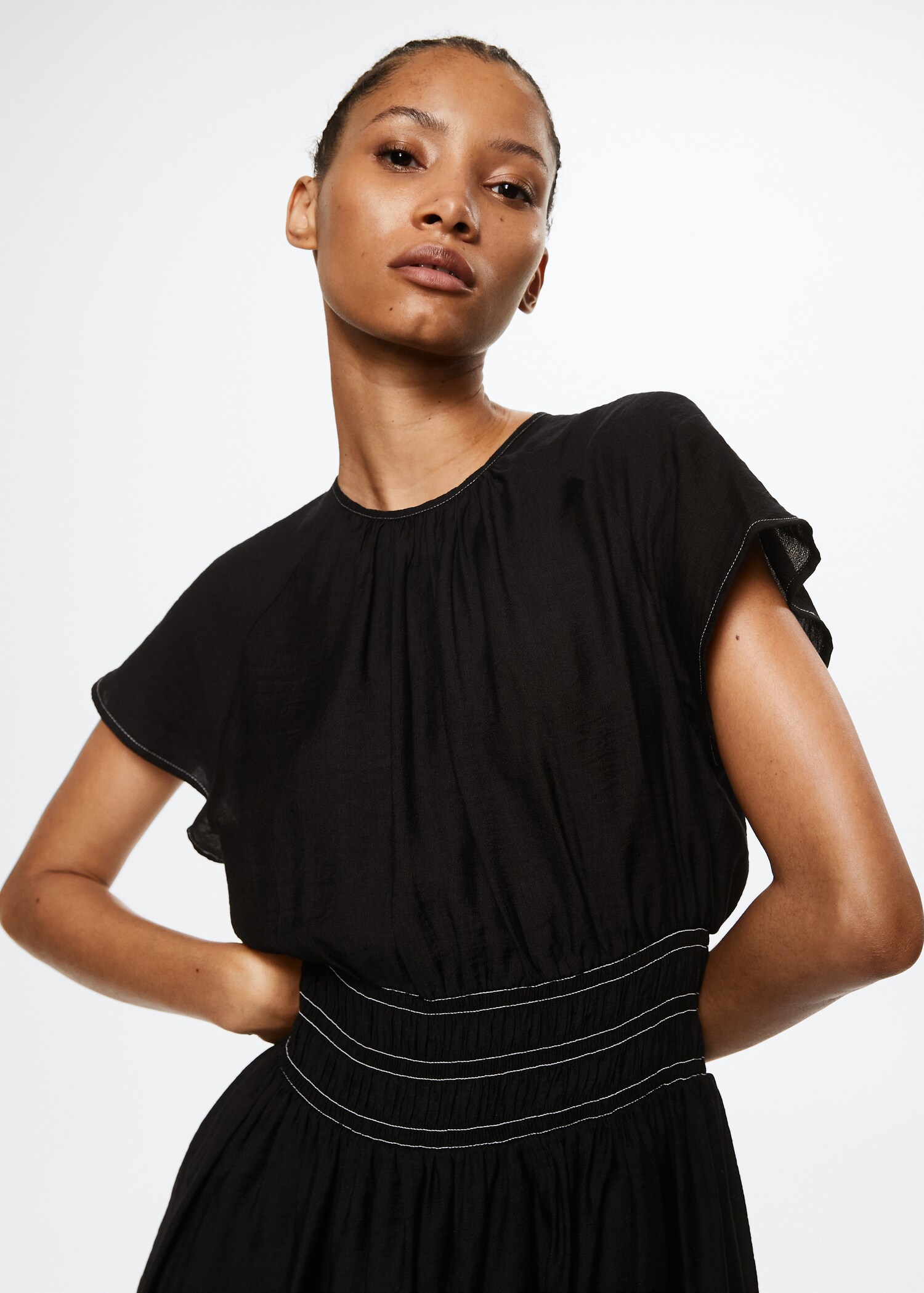 Waist detail dress - Details of the article 1