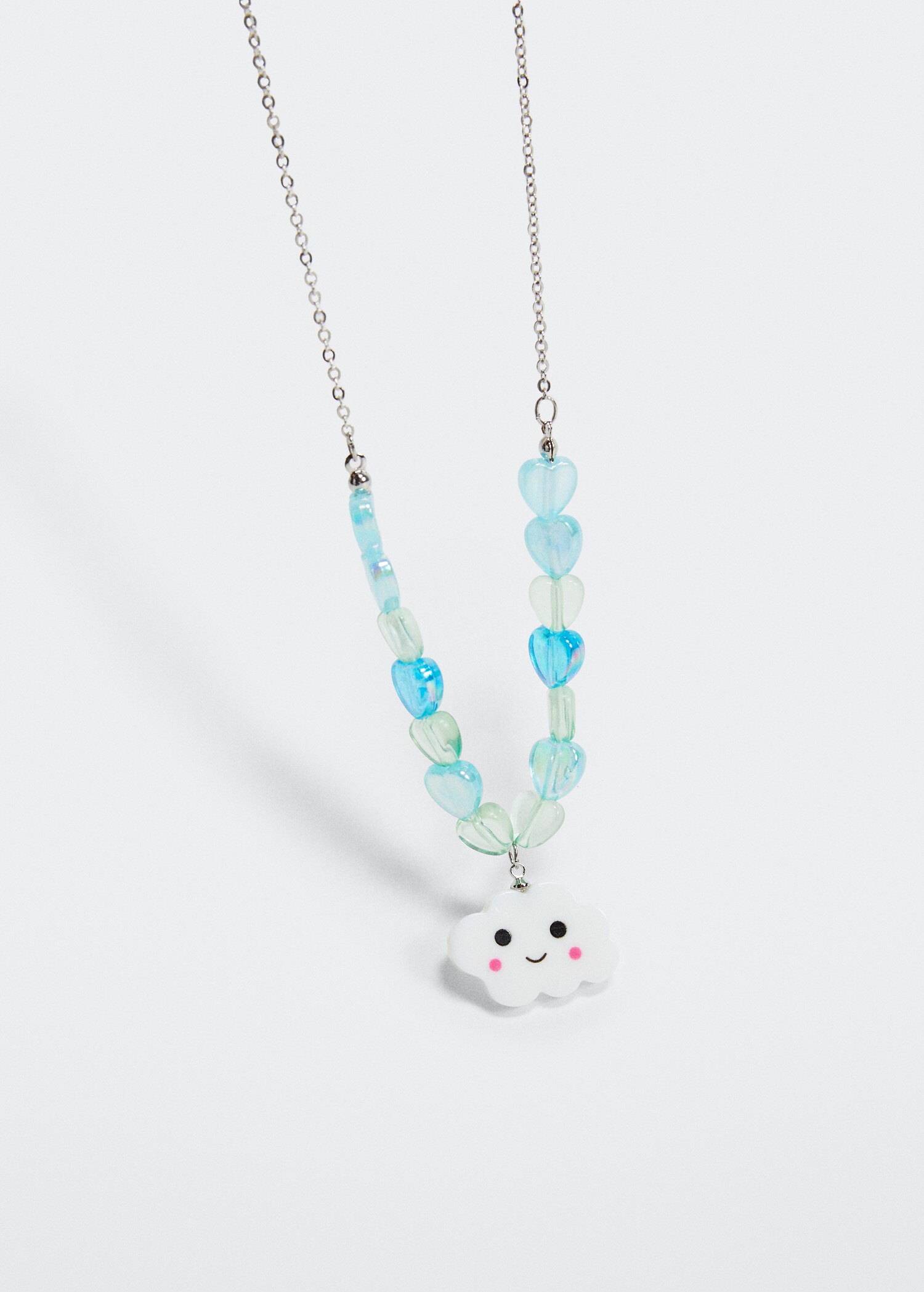 Mixed bead necklace - Medium plane