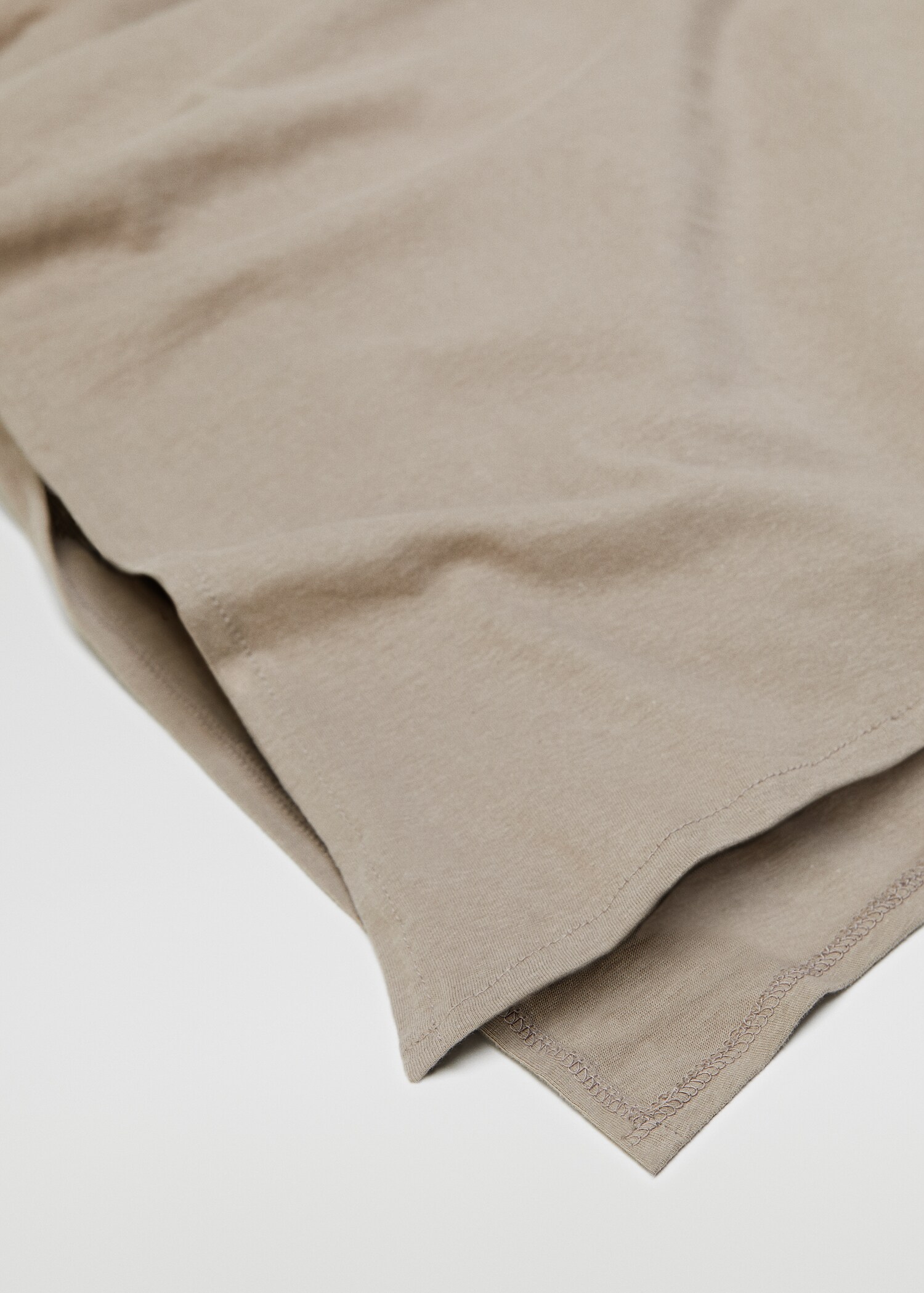 Cotton knit duvet cover 90cm bed - Medium plane