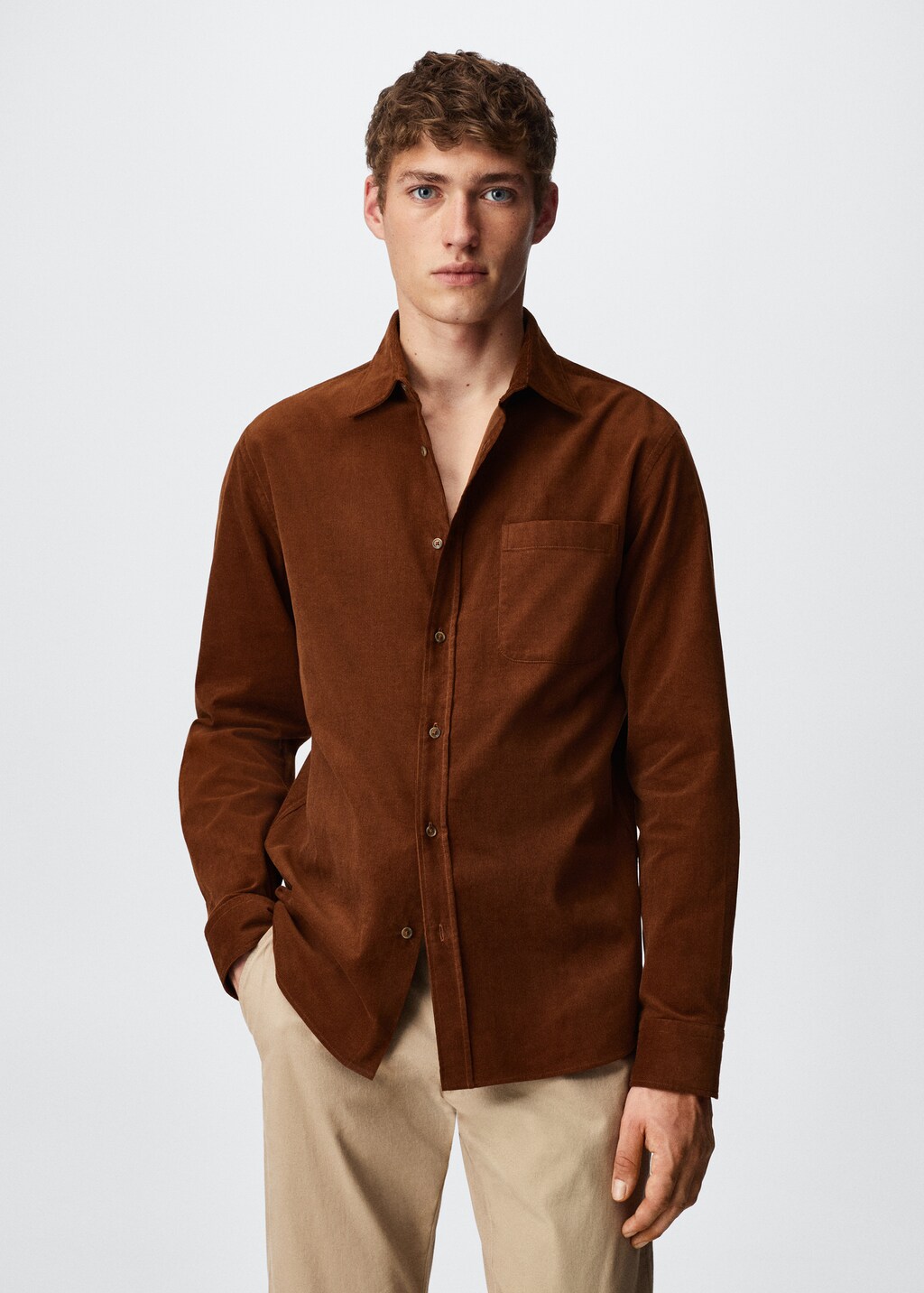 Leder-Overshirt - Herren | MANGO OUTLET Deutschland