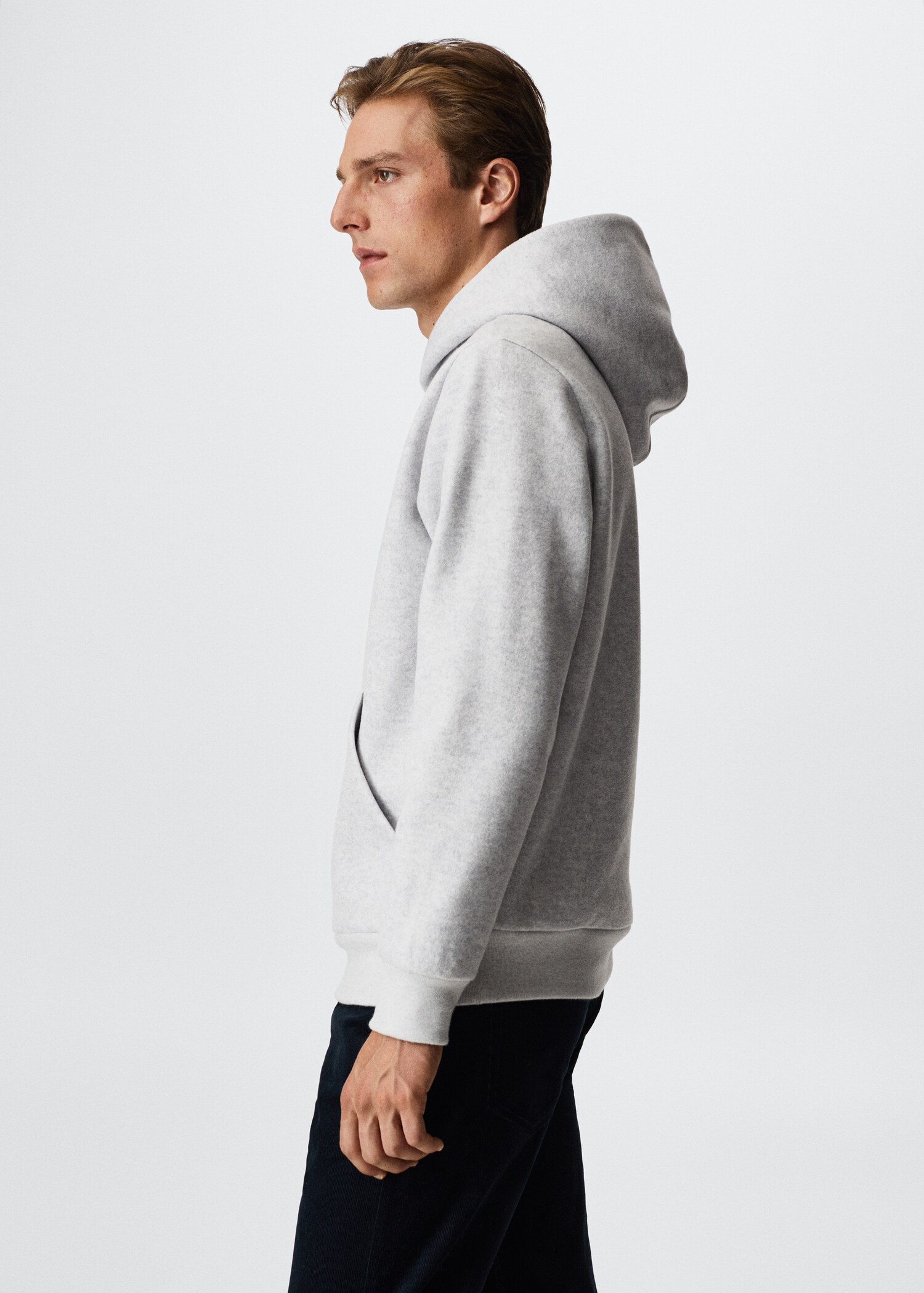 Sweat-shirt capuche texture - Détail de l'article 2