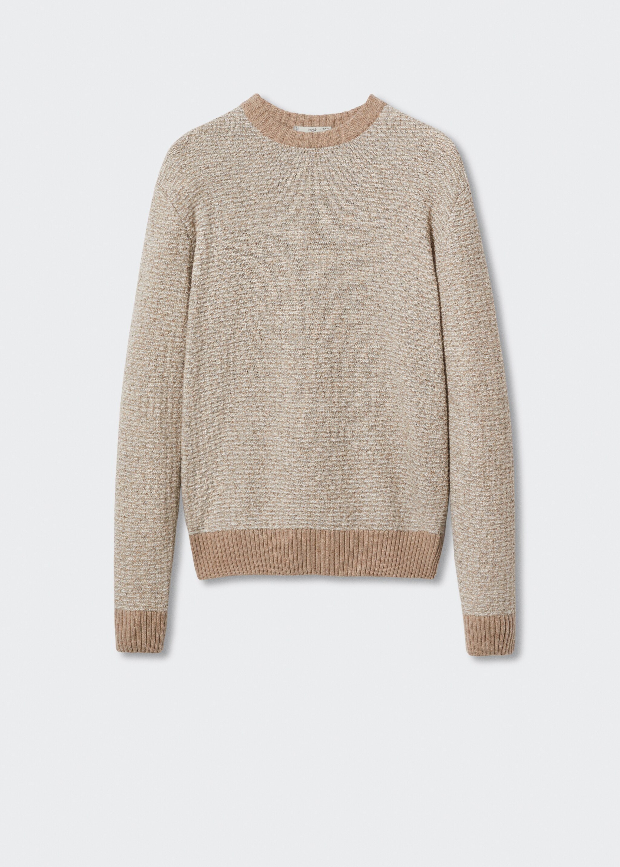 Textured wool-blend sweater - Article without model