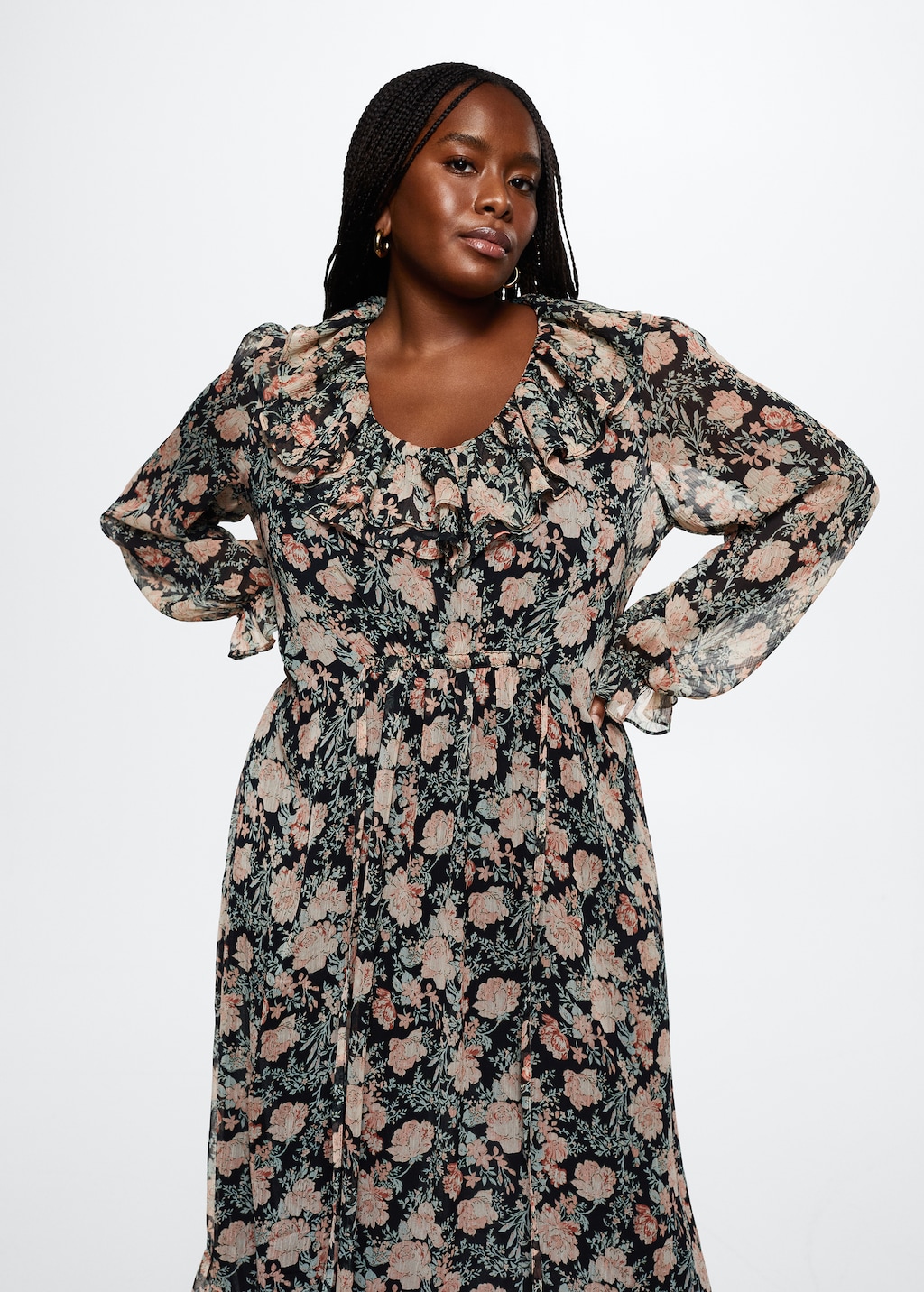 Robe à fleur mango best sale