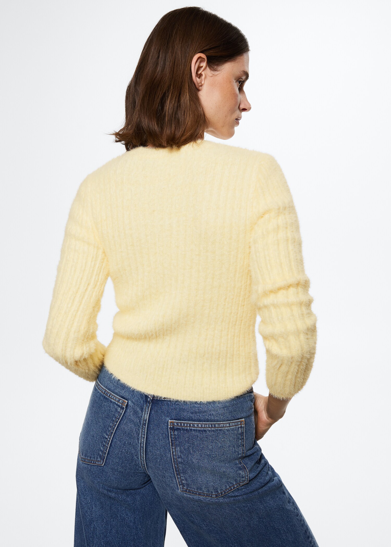Pullover mit weicher Haptik - Rückseite des Artikels