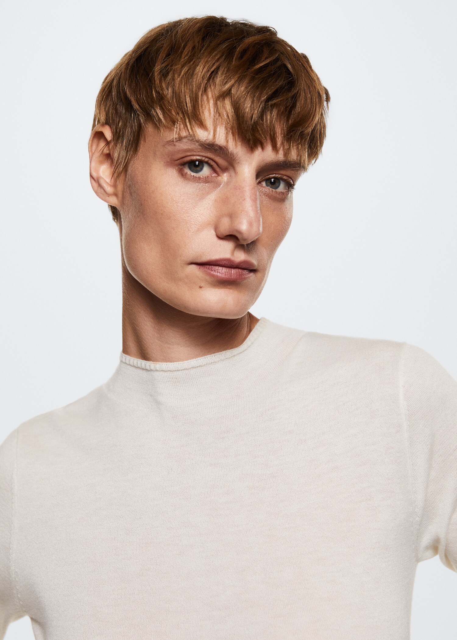 Wollpullover mit Perkinskragen - Detail des Artikels 1
