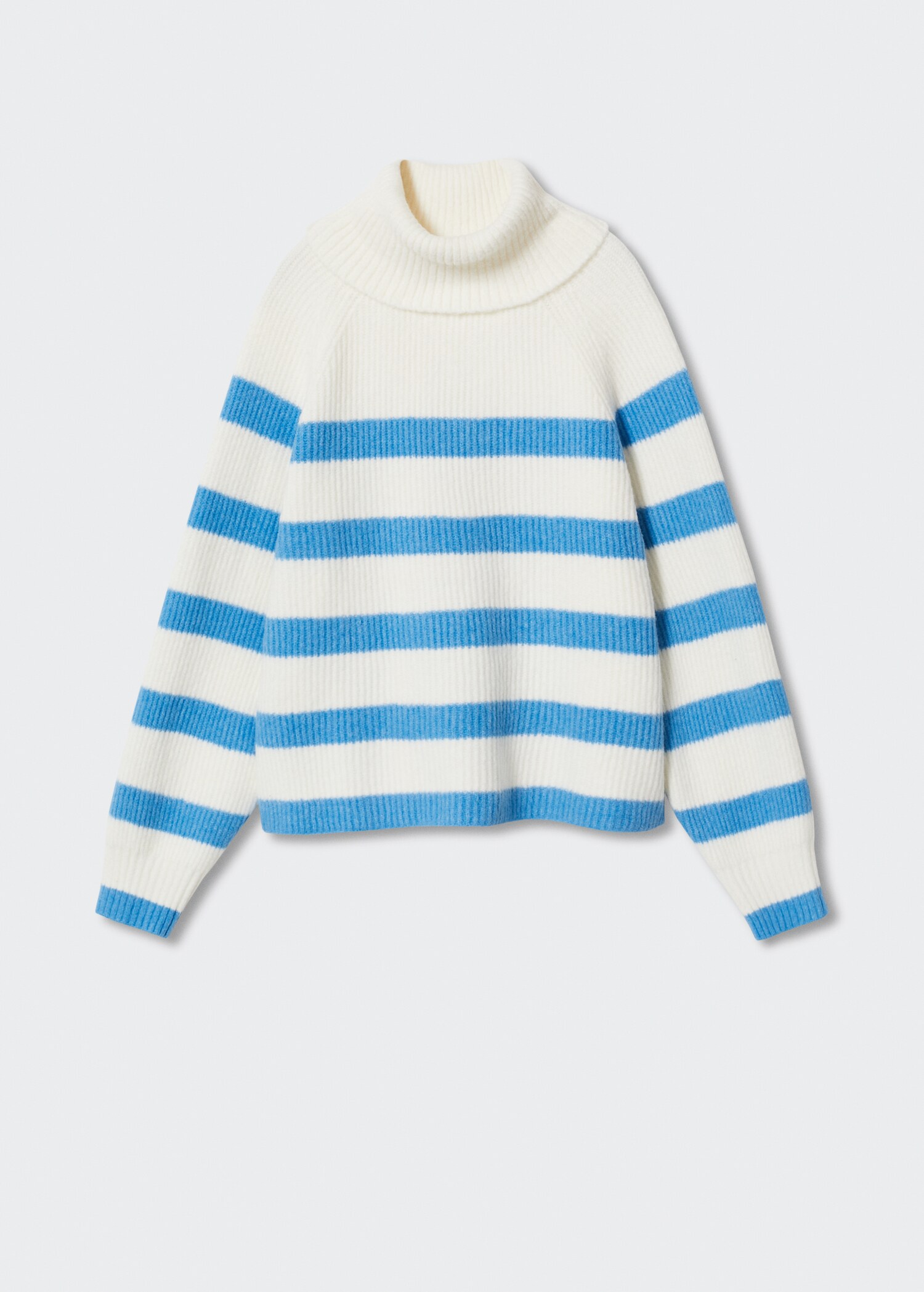 Gestreifter Rollkragenpullover - Artikel ohne Model