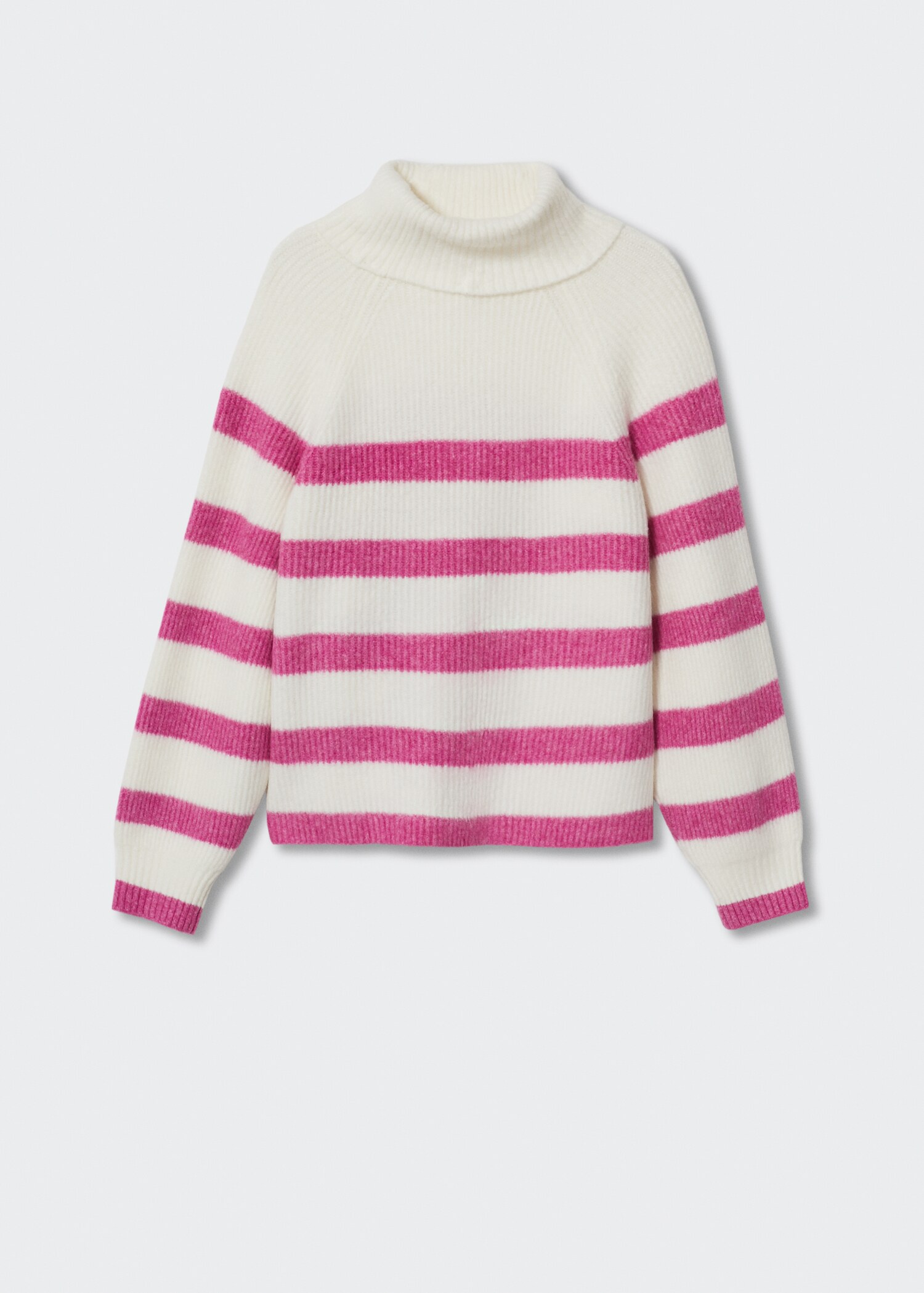 Gestreifter Rollkragenpullover - Artikel ohne Model