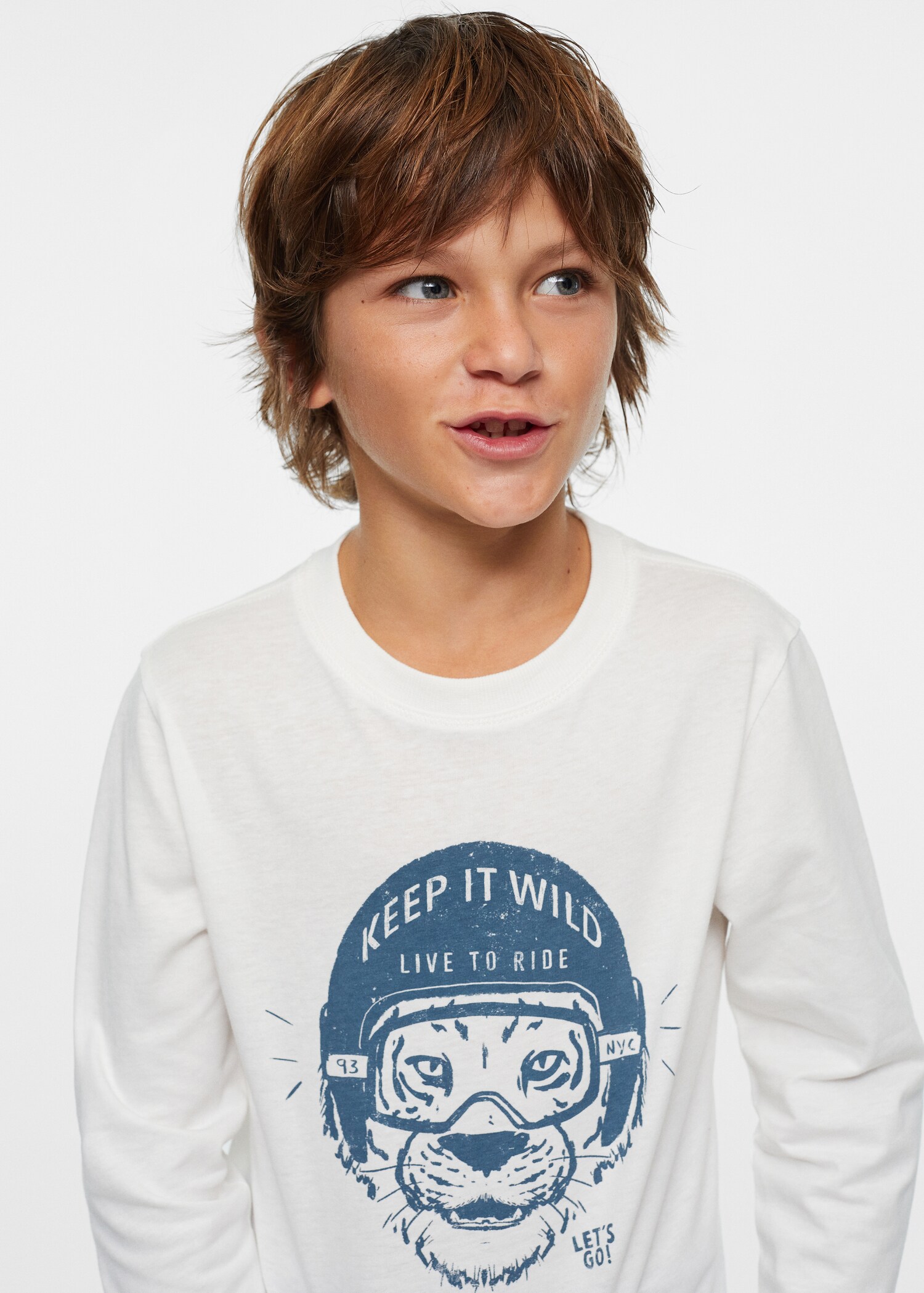 Printed long sleeve t-shirt - Details of the article 1