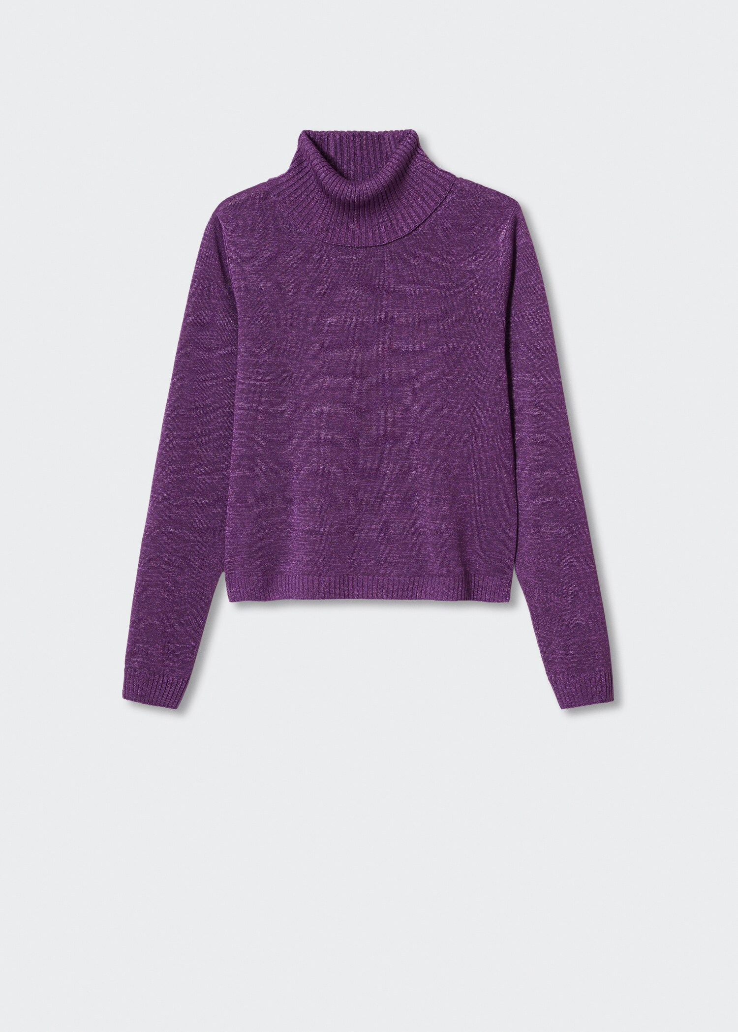 Turtleneck lurex sweater - Article without model