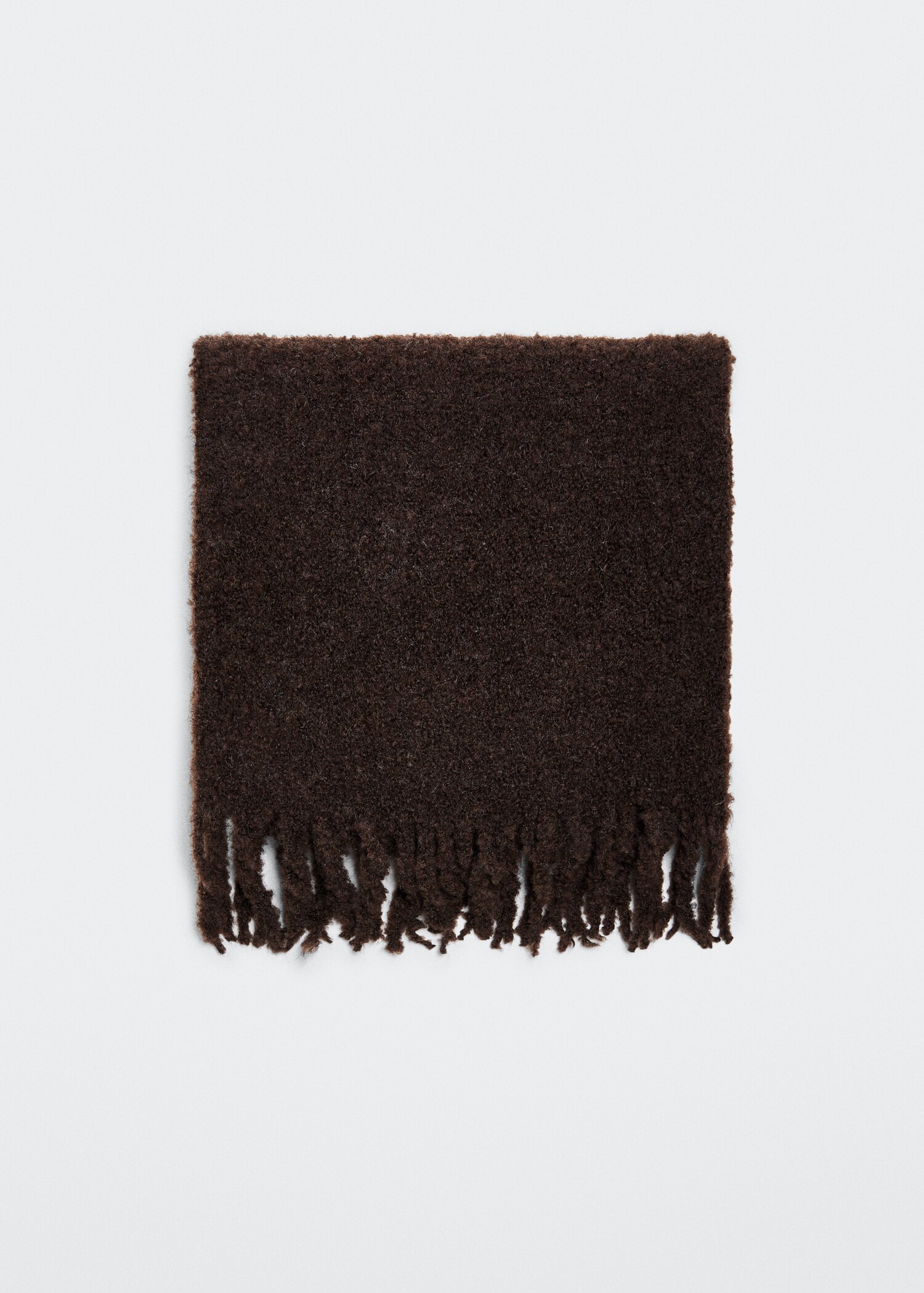 Curly knitted scarf - Article without model