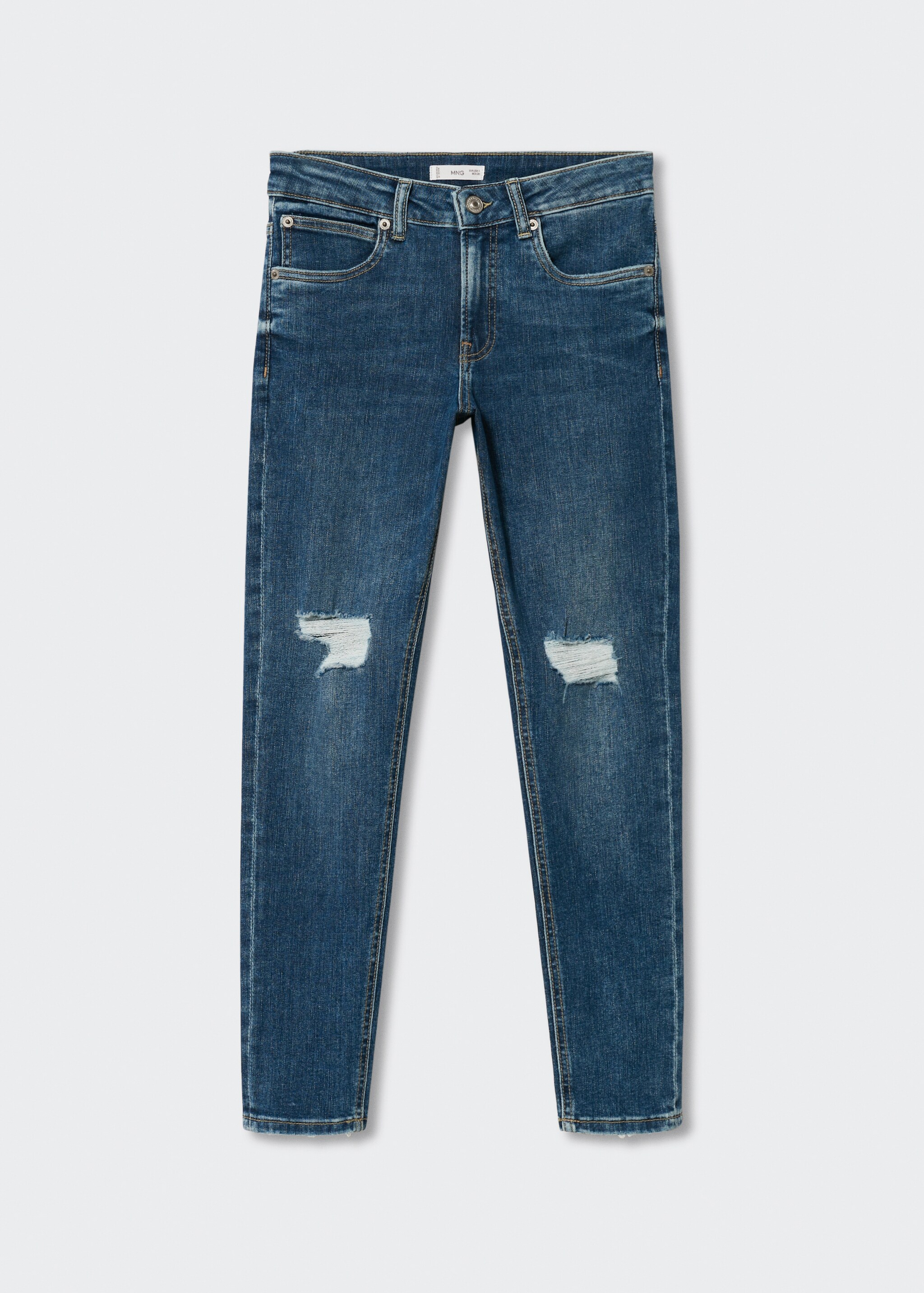 Jeans skinny rotos decorativos - Artículo sin modelo