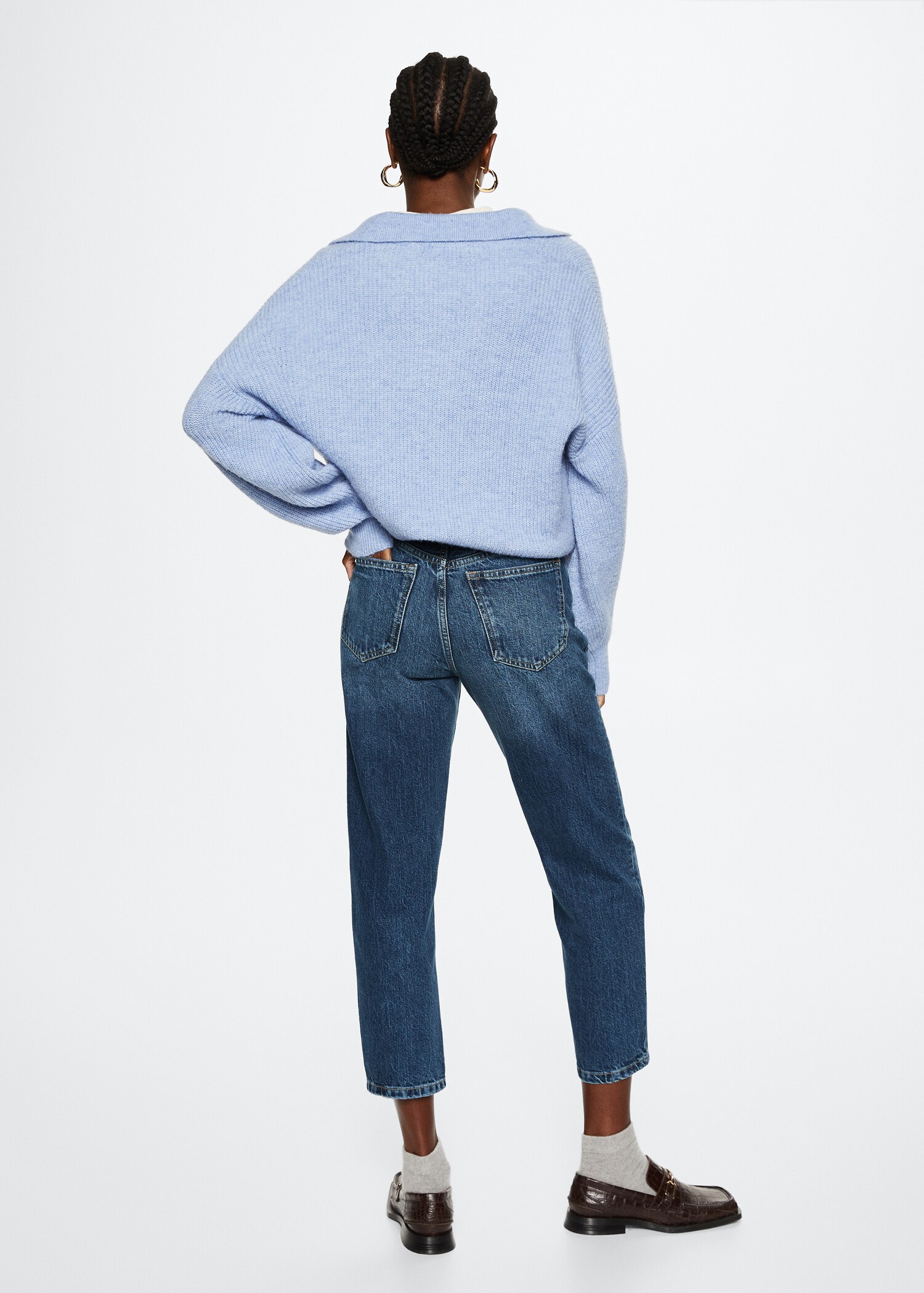 Mom high-waist jeans - Reverse of the article