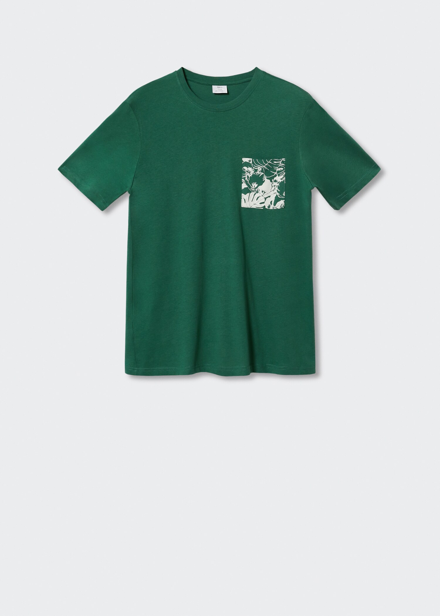 Printed pocket T-shirt - Article without model