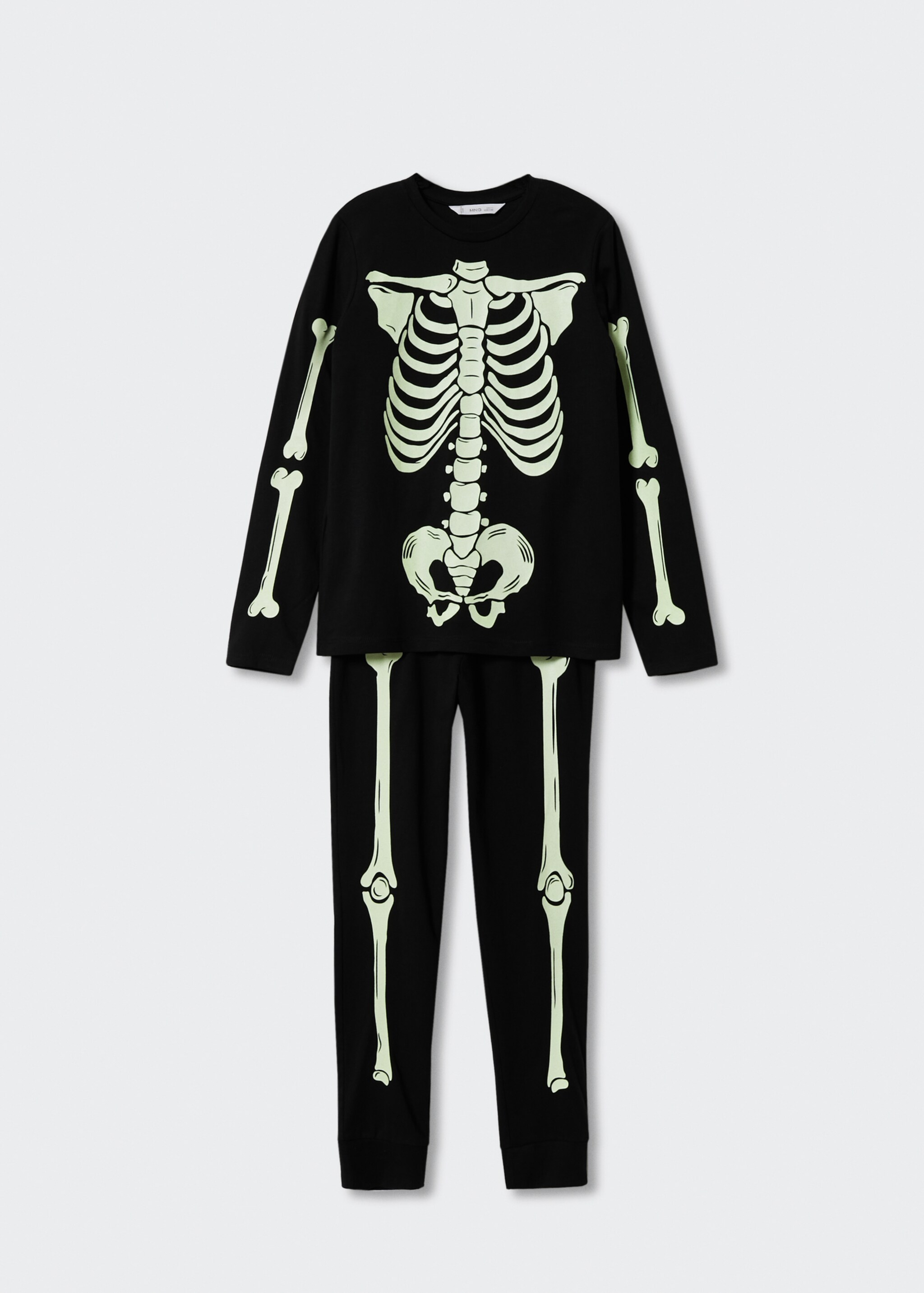 Pijama cu schelet fosforescent - Articol fără model