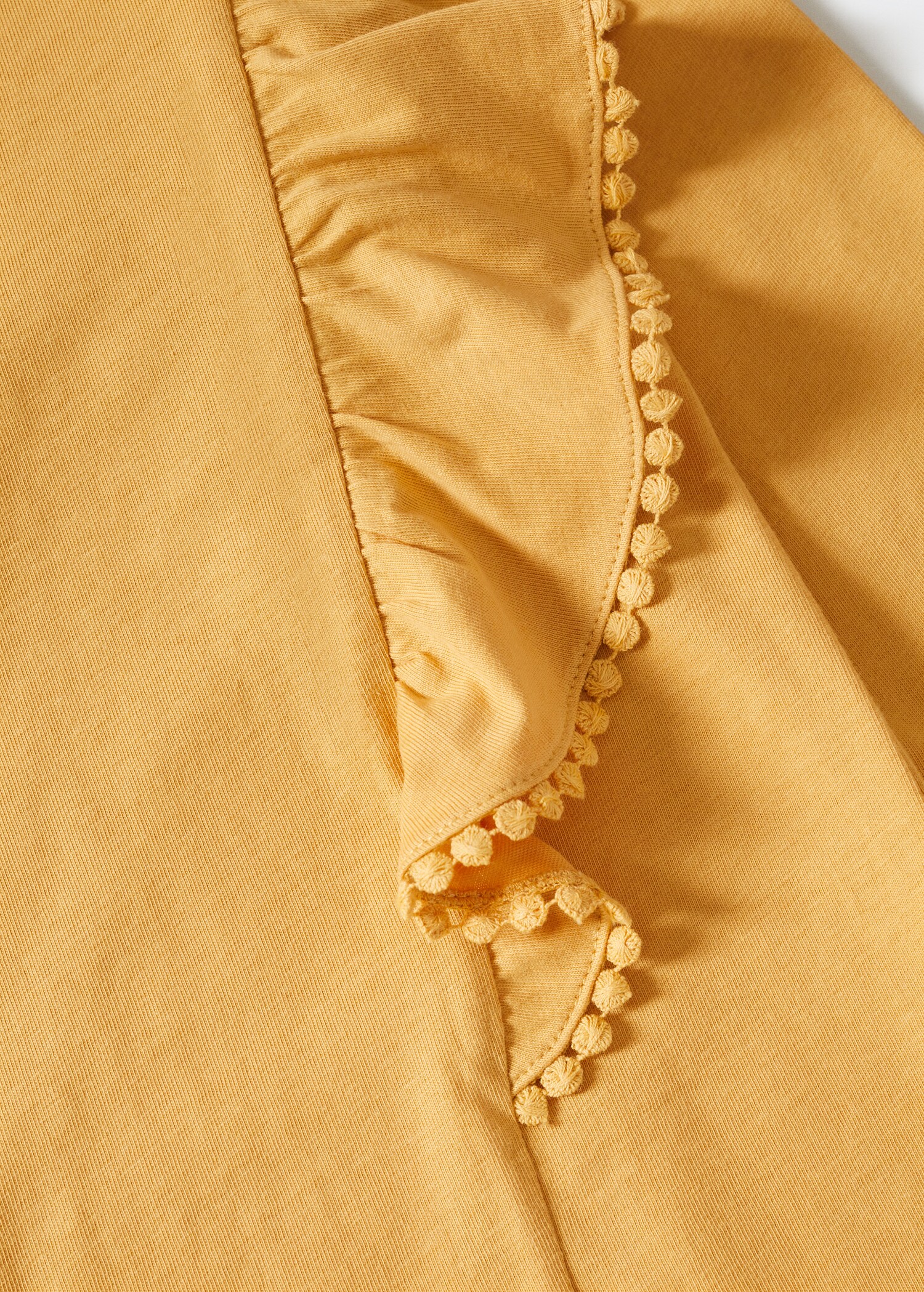 T-shirt en coton à volants - Détail de l'article 8
