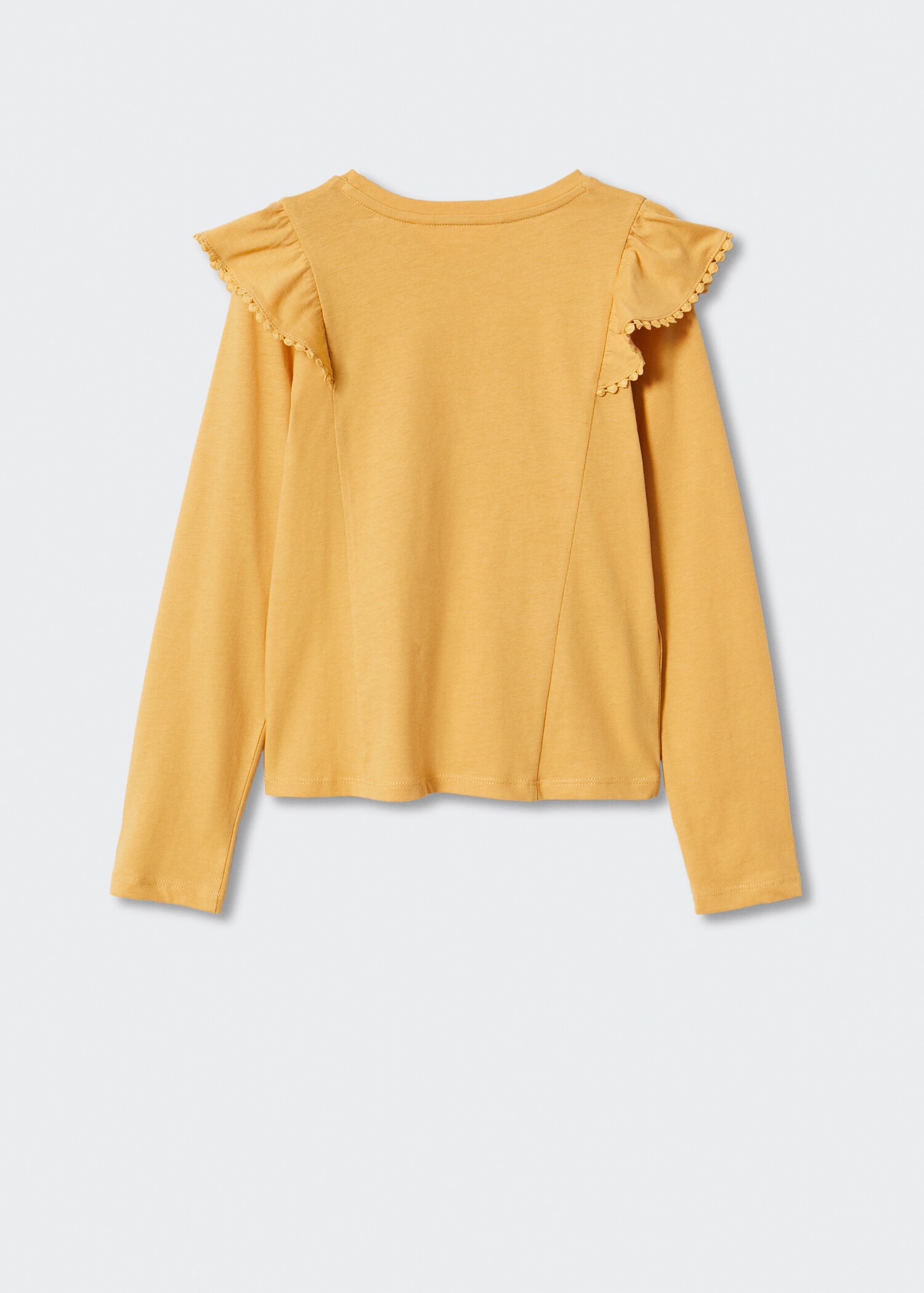 T-shirt en coton à volants - Verso de l’article