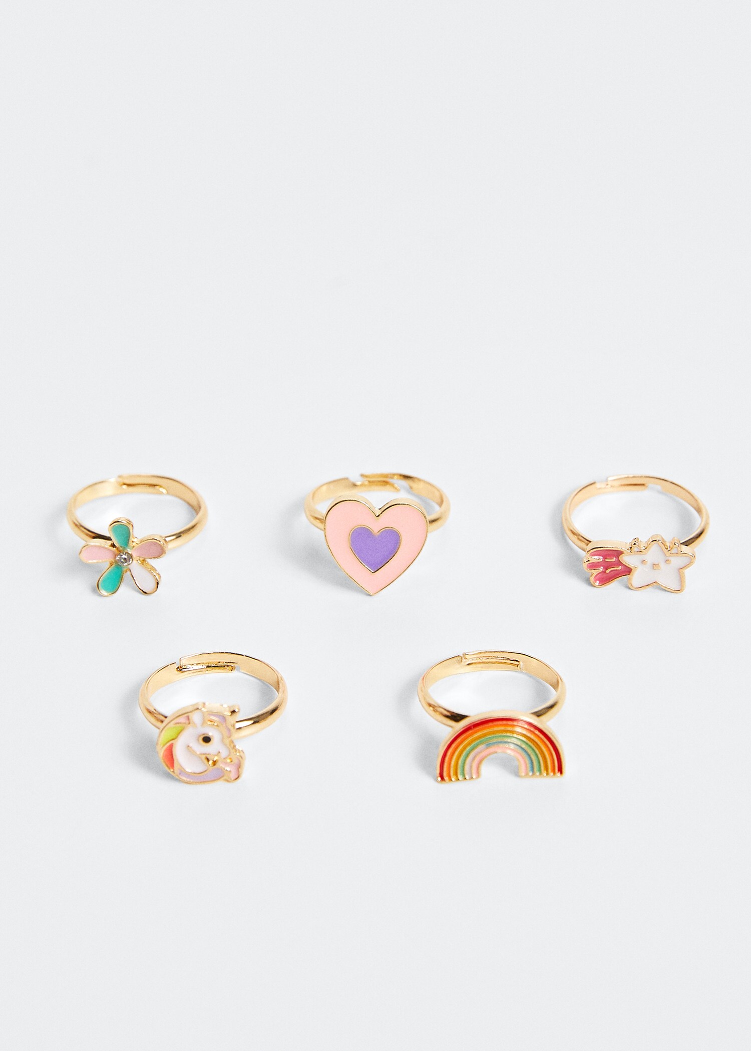 Pack of 5 combined rings - Details of the article 1