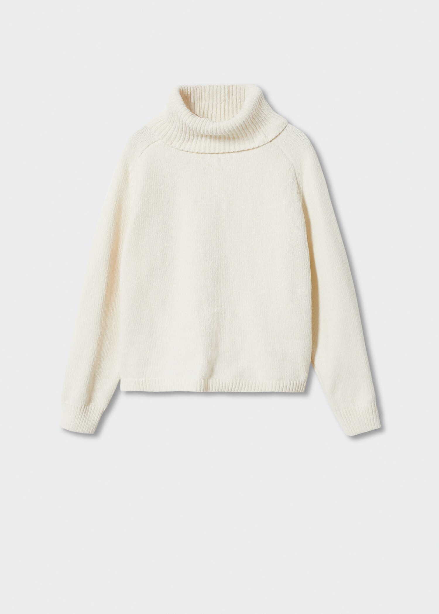 Chenille knit sweater - Article without model