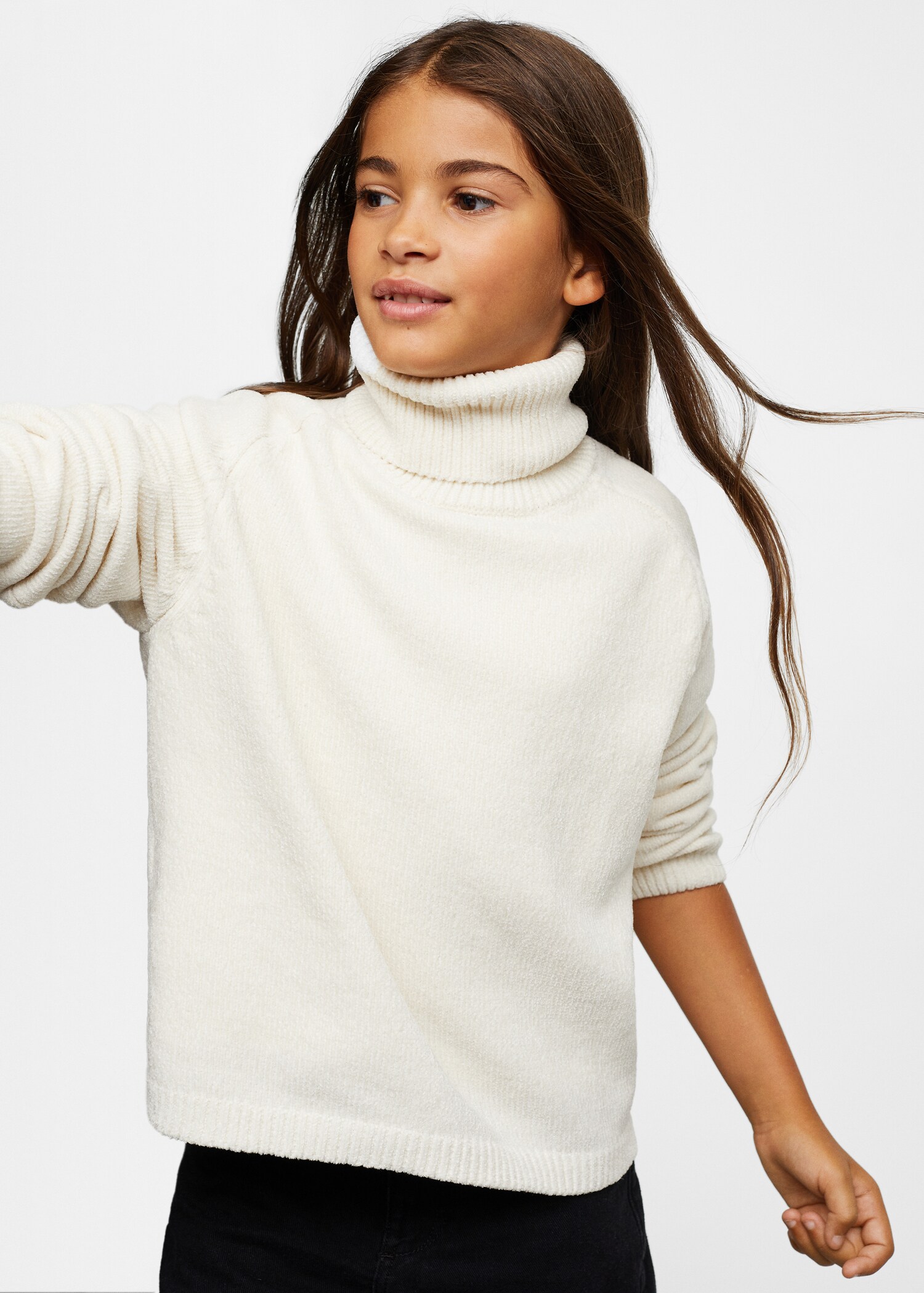 Chenille knit sweater - Details of the article 2