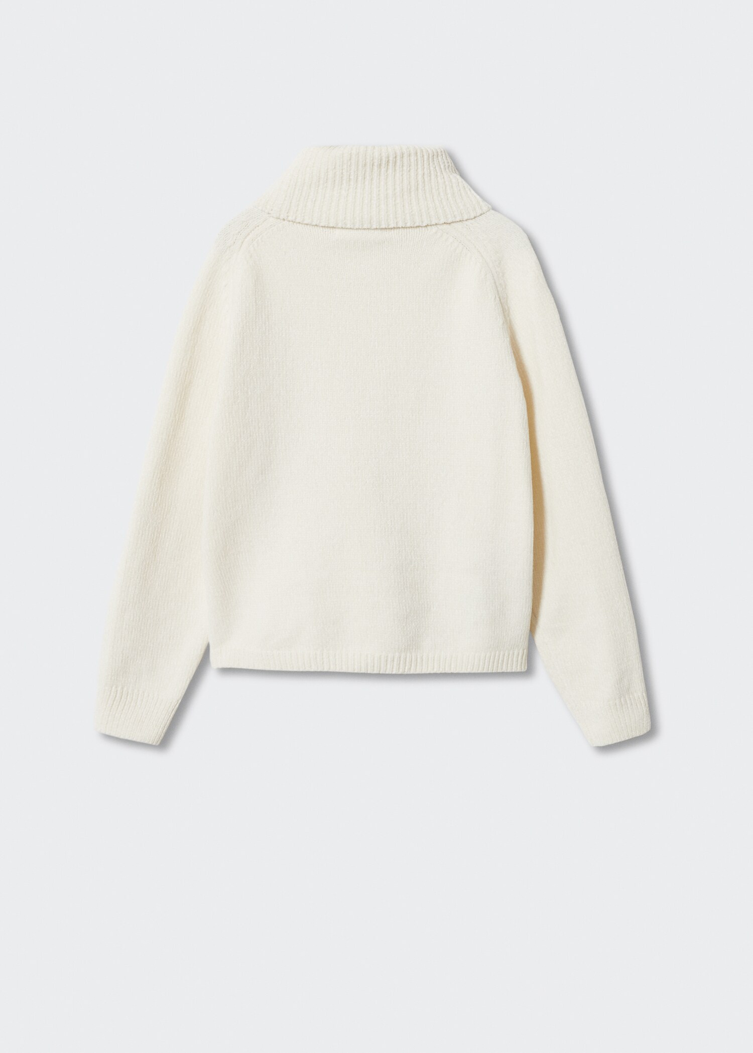Chenille knit sweater - Reverse of the article