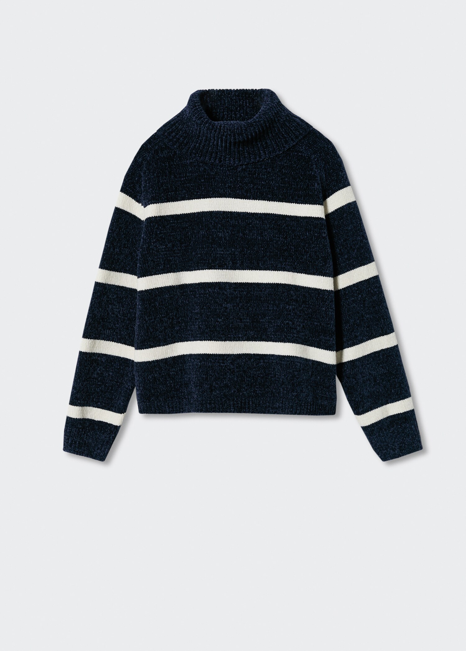 Chenille knit sweater - Article without model