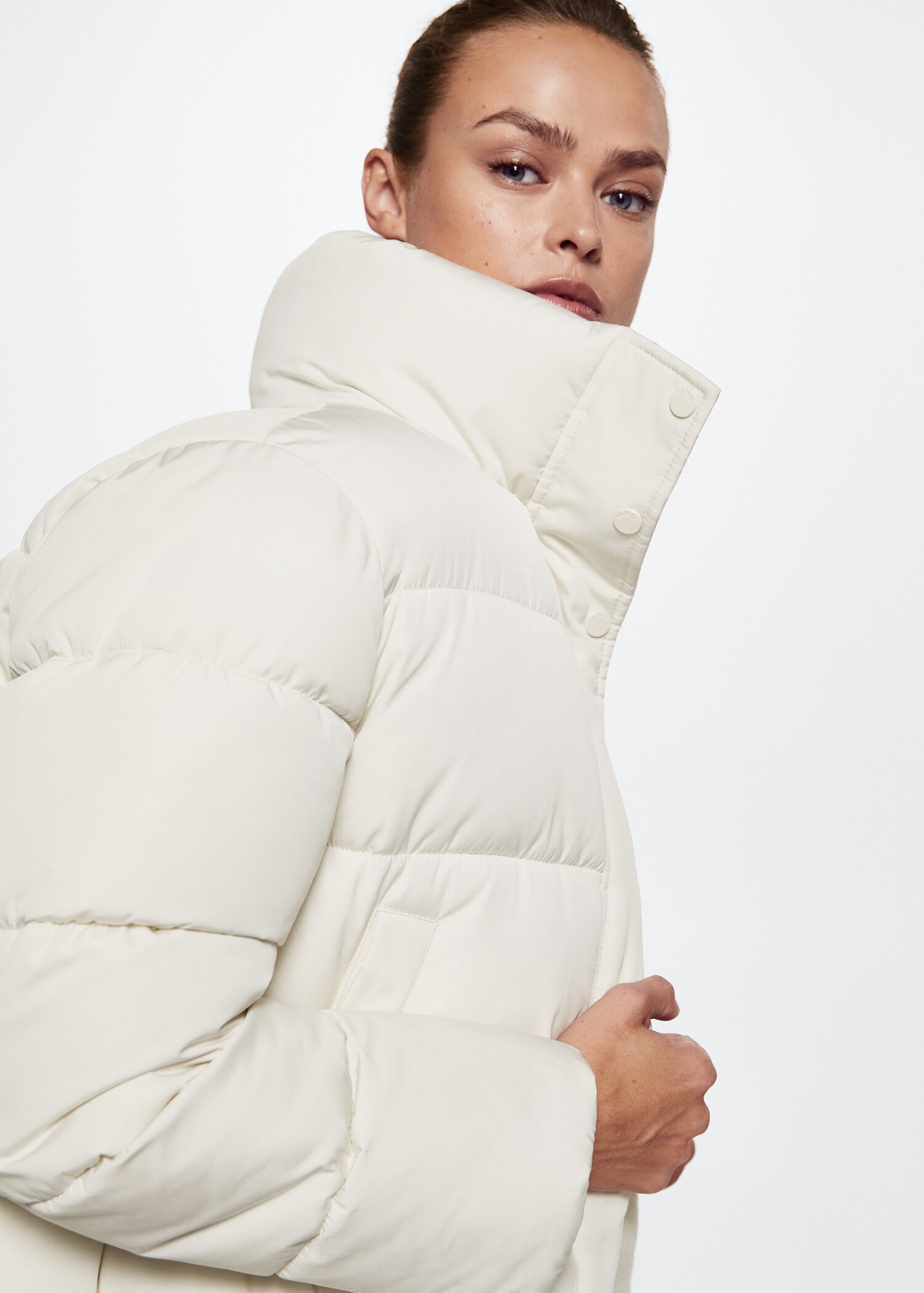 Adjustable padded anorak - Woman | MANGO OUTLET USA