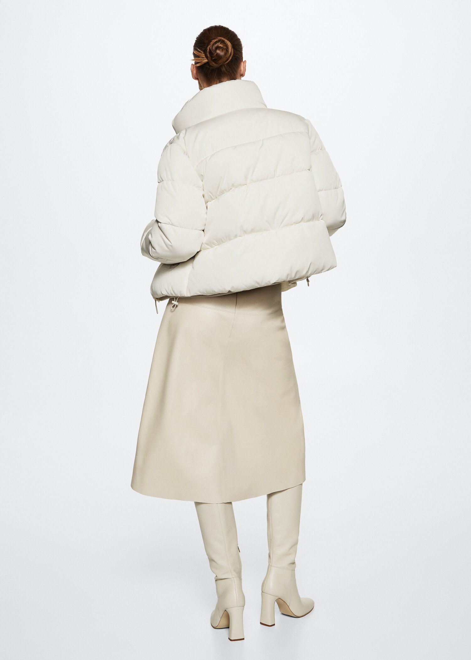 Adjustable padded anorak - Woman | MANGO OUTLET USA