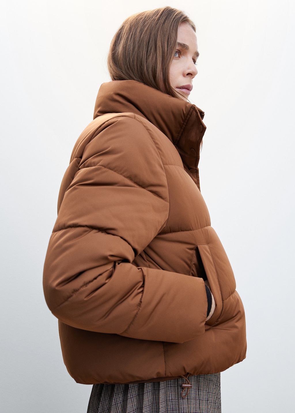 Adjustable padded anorak