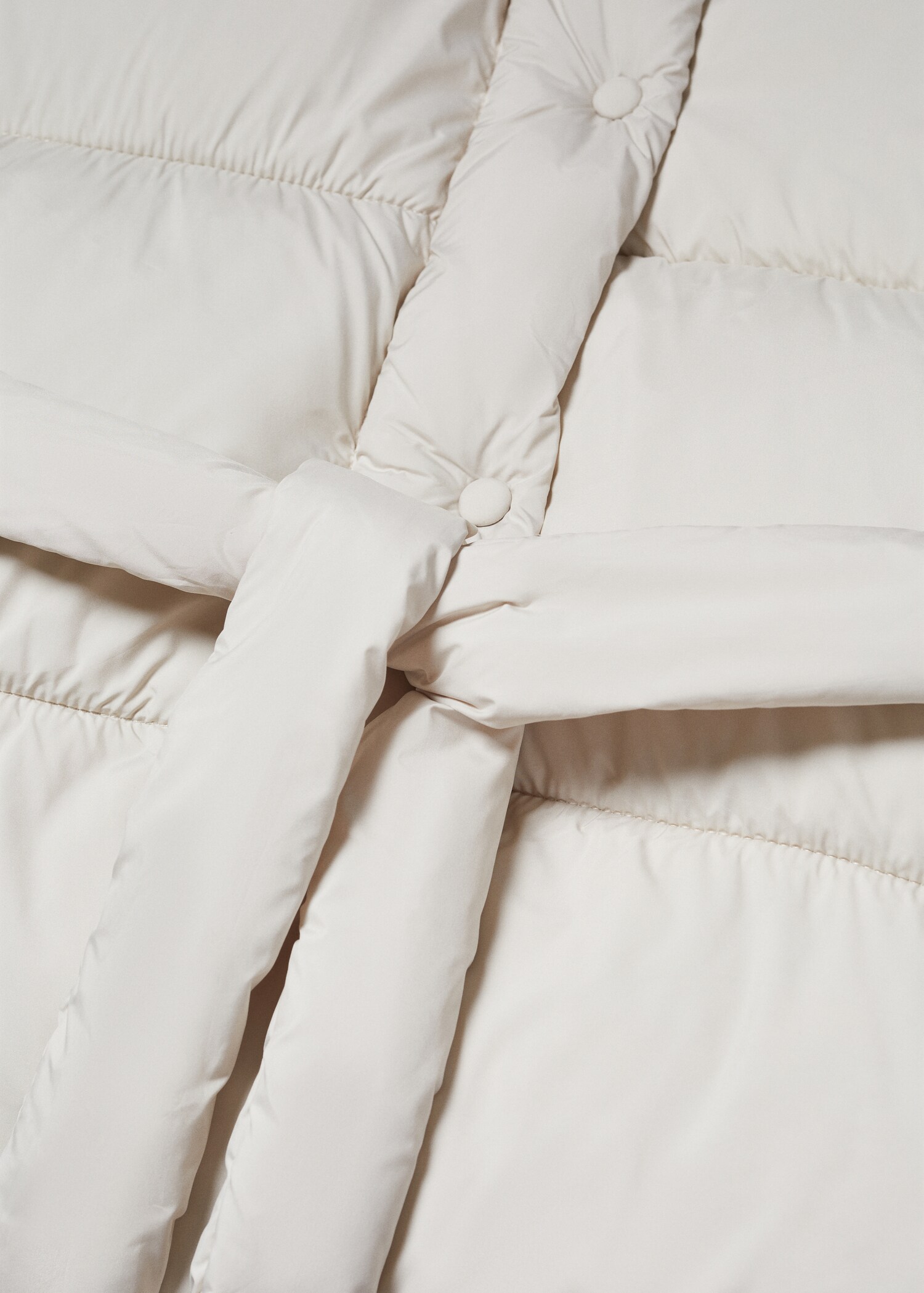 Belt quilted coat - Details of the article 8