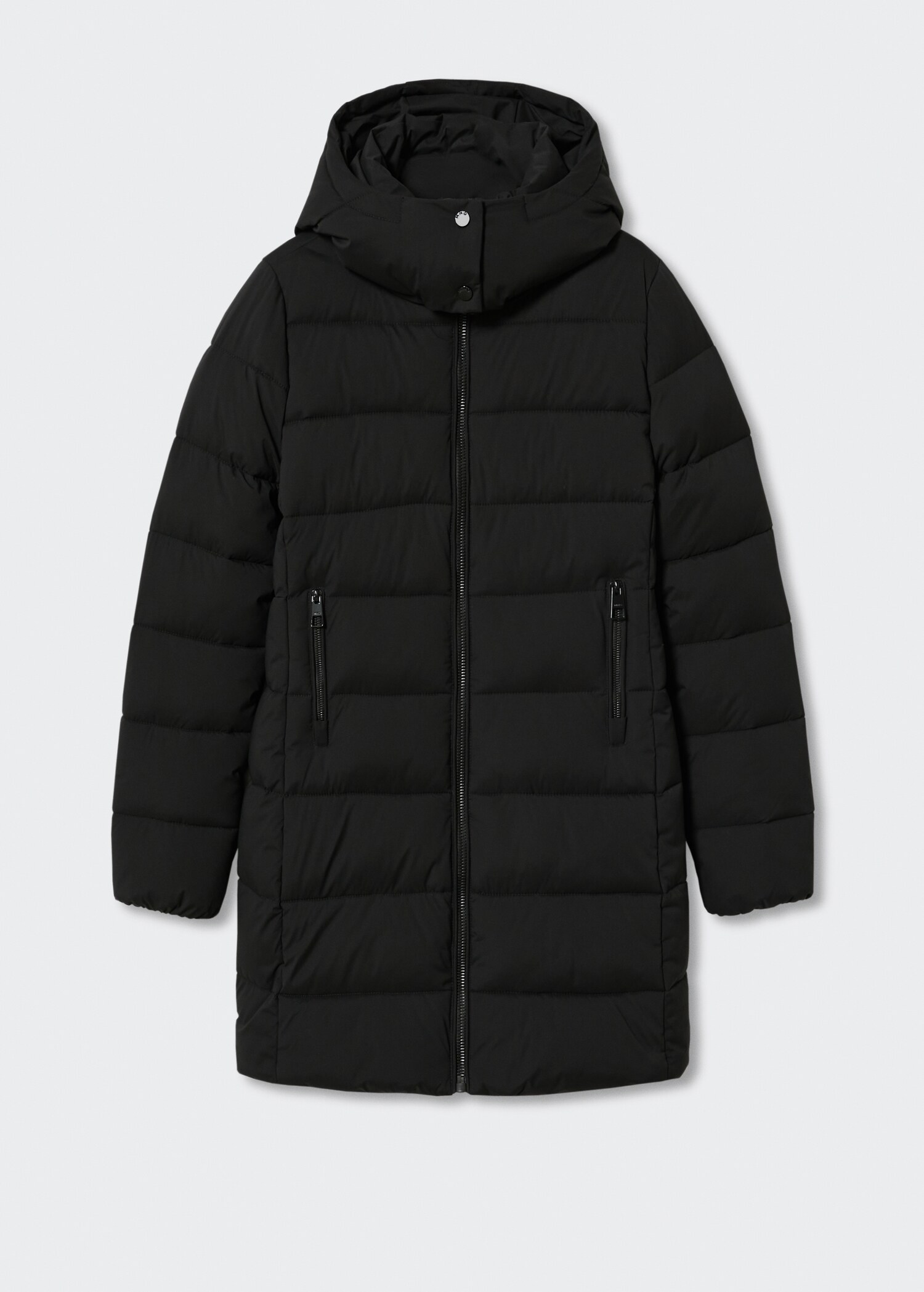 Hood quilted coat - Woman | MANGO OUTLET USA 