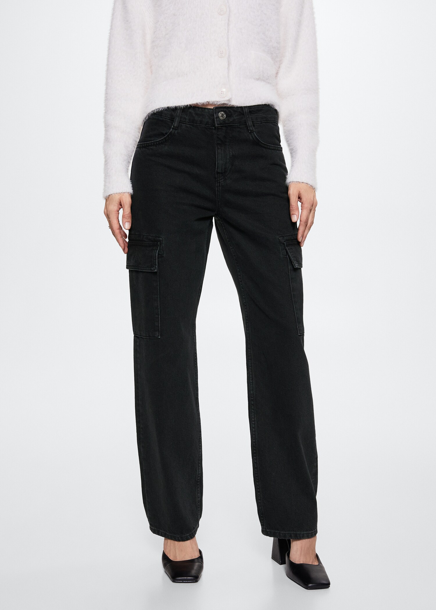 Pocket cargo jeans - Medium plane