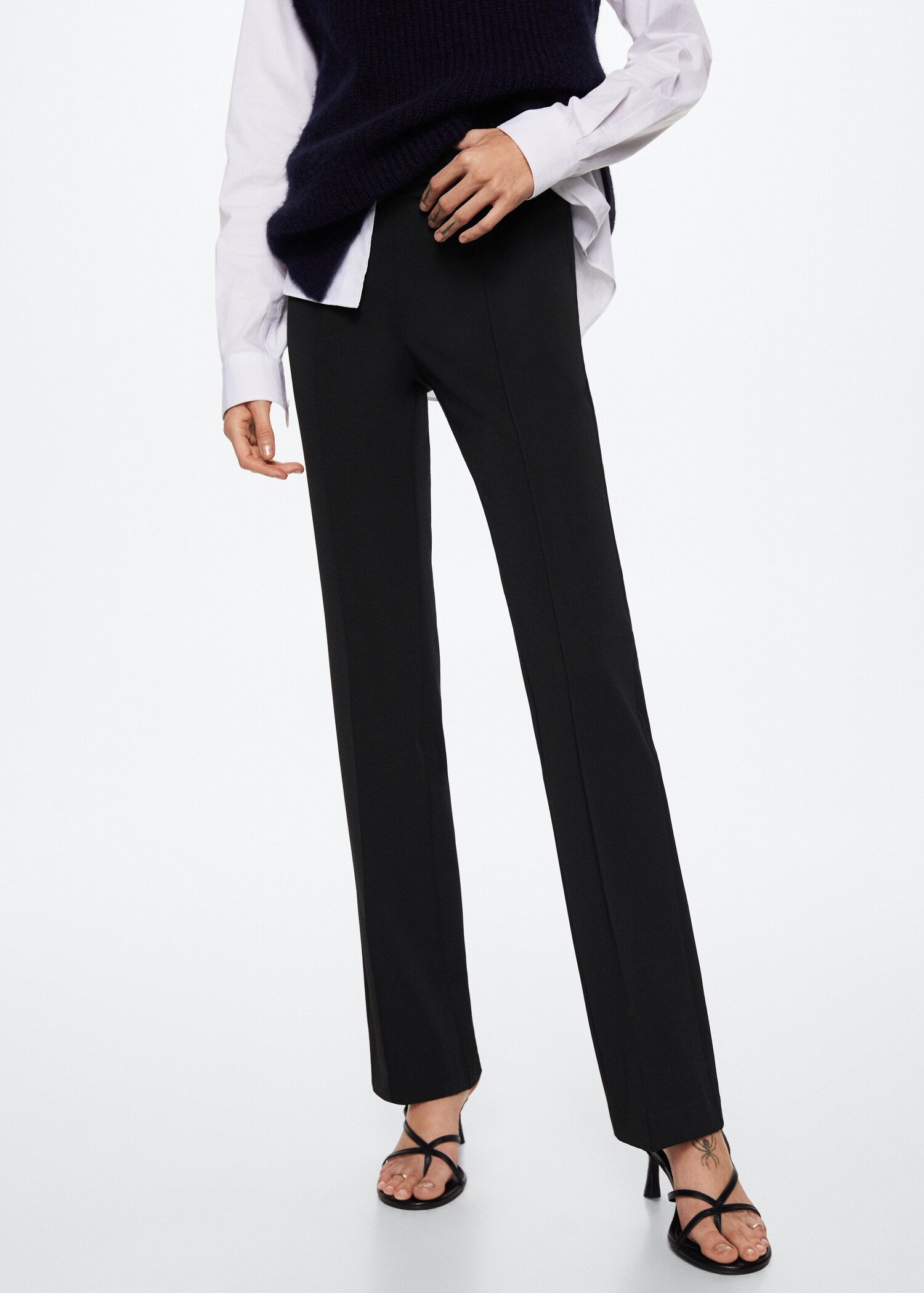 Straight trousers - Medium plane