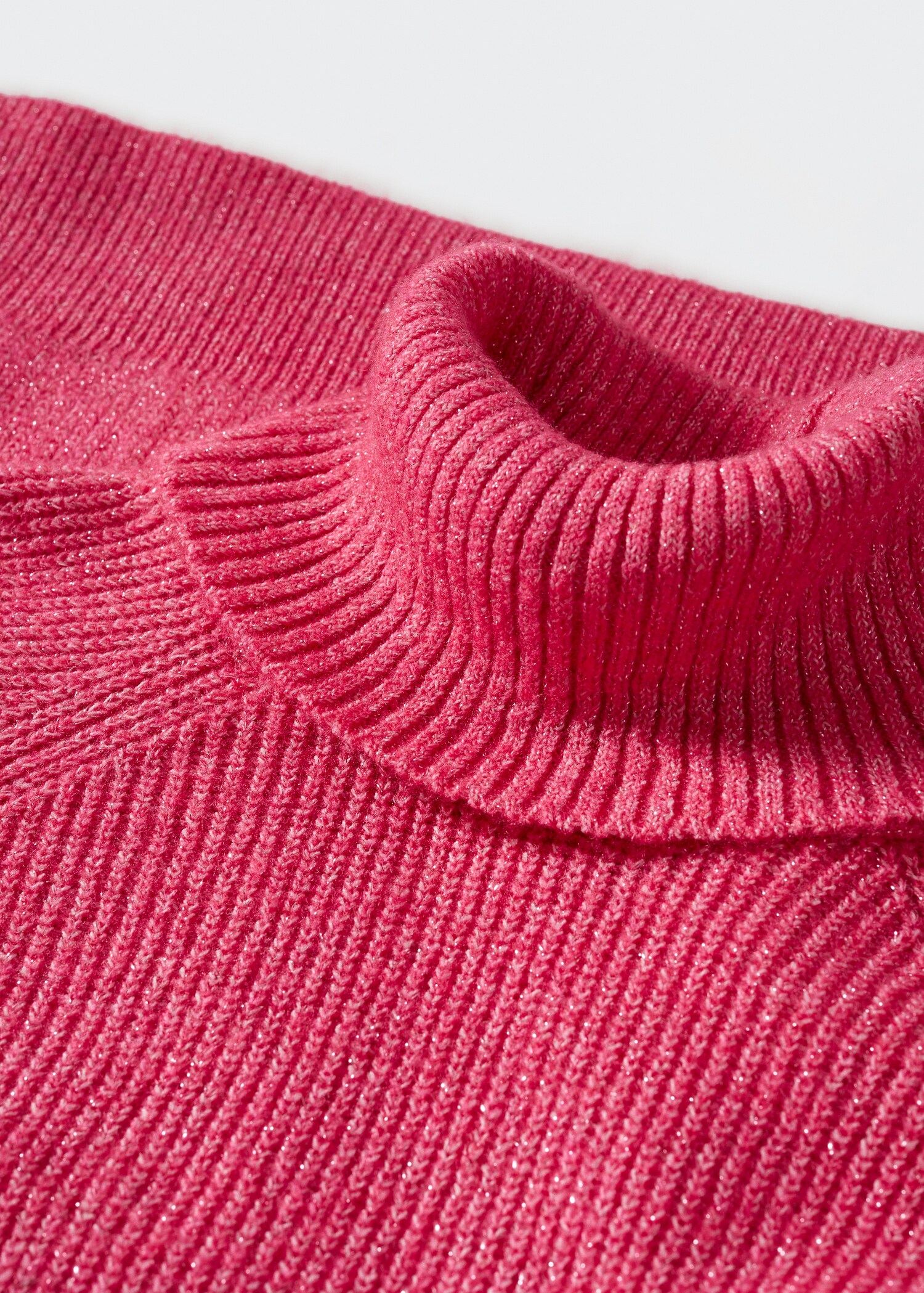 Pull-over côtelé Lurex col roulé - Détail de l'article 8