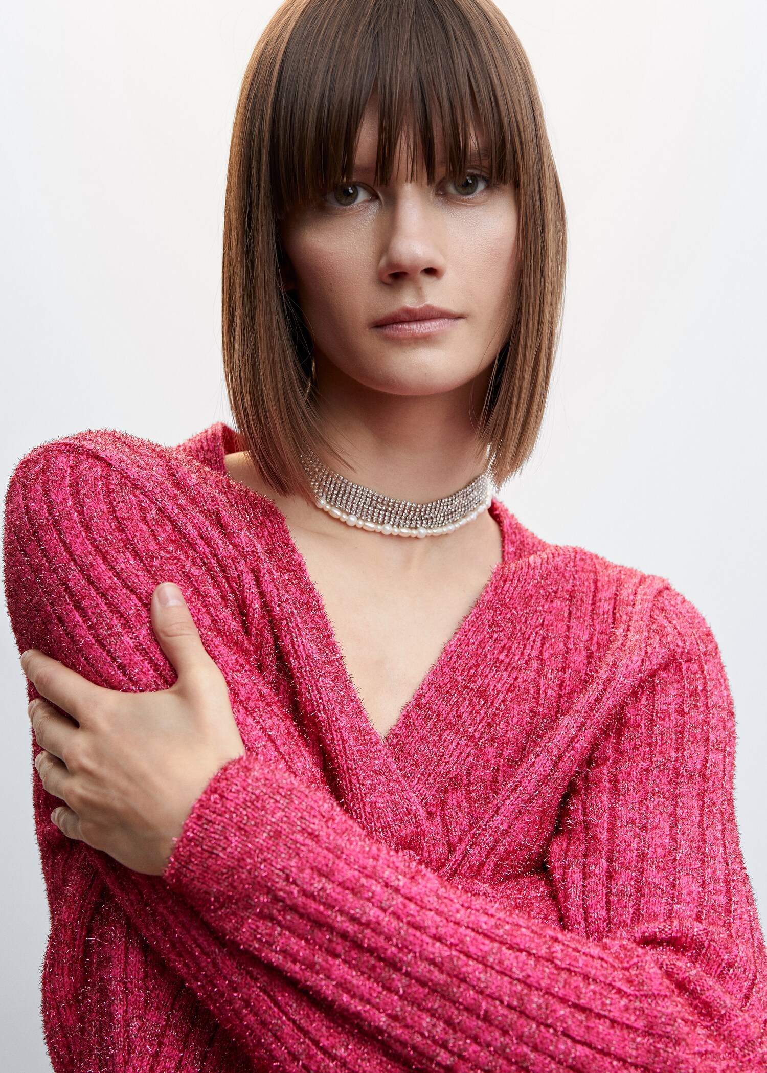 Lurex-Cardigan mit Knöpfen - Detail des Artikels 1