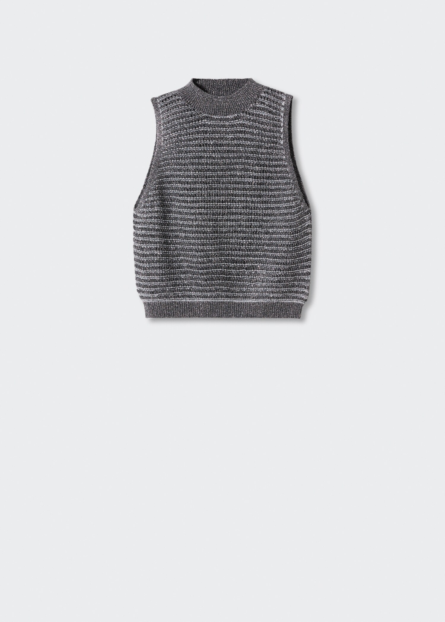 Top din tricot lurex - Articol fără model